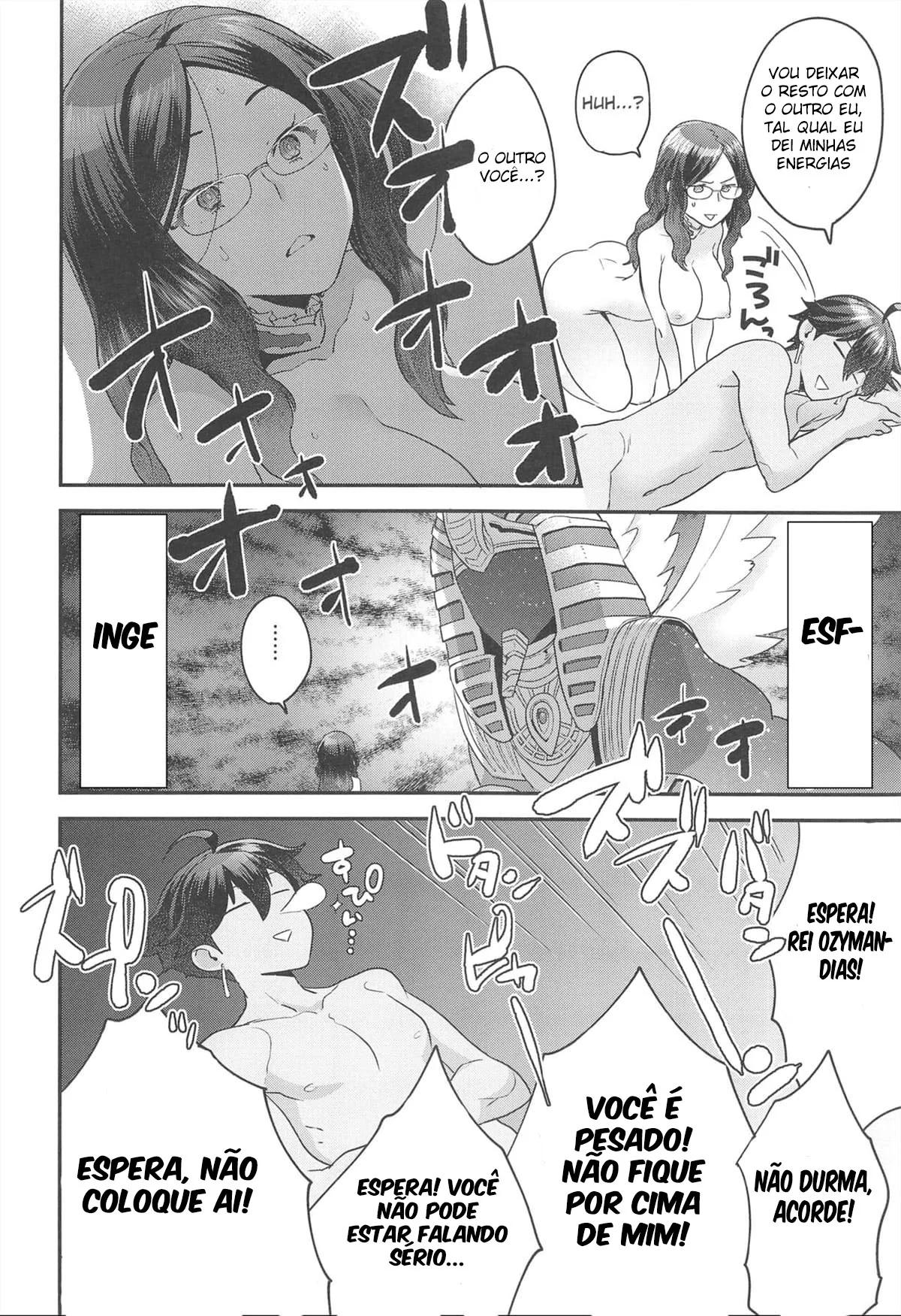 Rei Ozymandias e Da Vinci: Uma Jornada de Sexo e Convivência em Hentai HQ Brasileiro