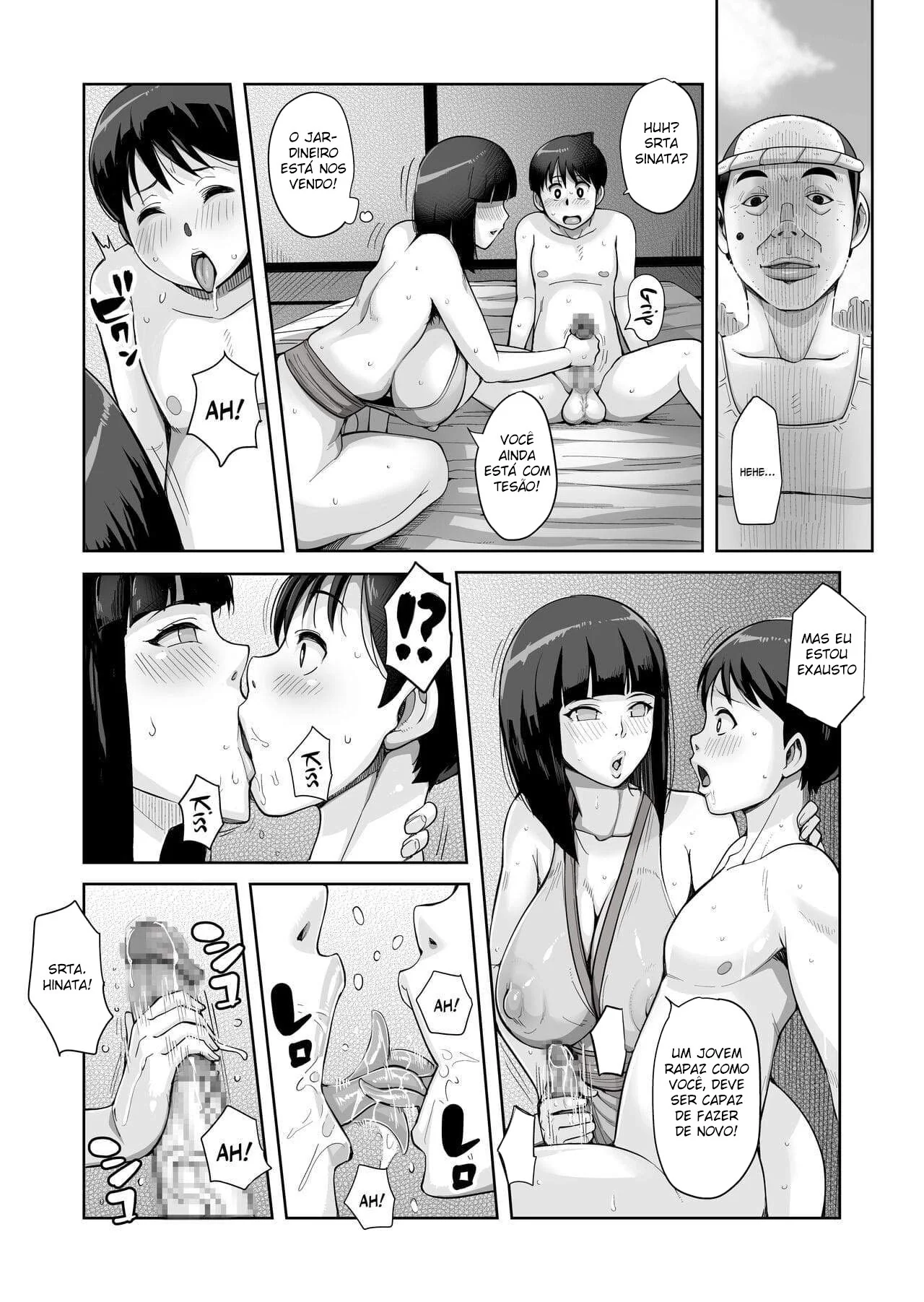 Hinata e a Rola Que Salvará Seu Clã – Paródia do Boruto Hentai em HQ Brasileiro