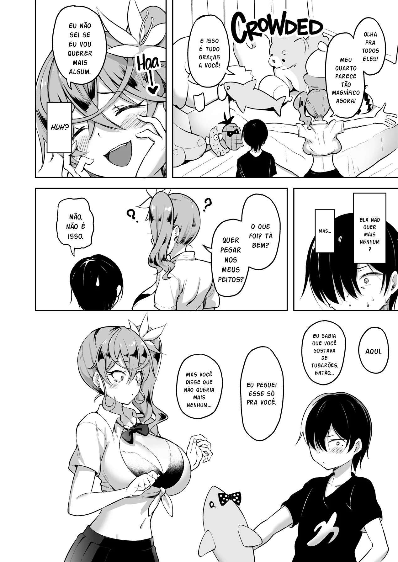 [REVISAR POST ⚠️✏️] Tentei Ajudar uma Linda Gyaru com uma Máquina de Pegar Bichinhos e Agora Estou Viciado em suas Espanholas