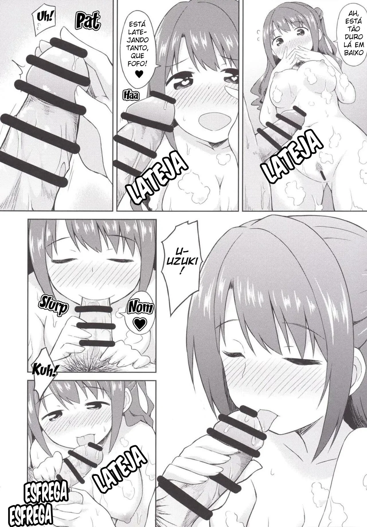 Tome a Pílula Errada: Uzuki Engolindo Pica na Esperança de Emagrecer em Hentai HQ