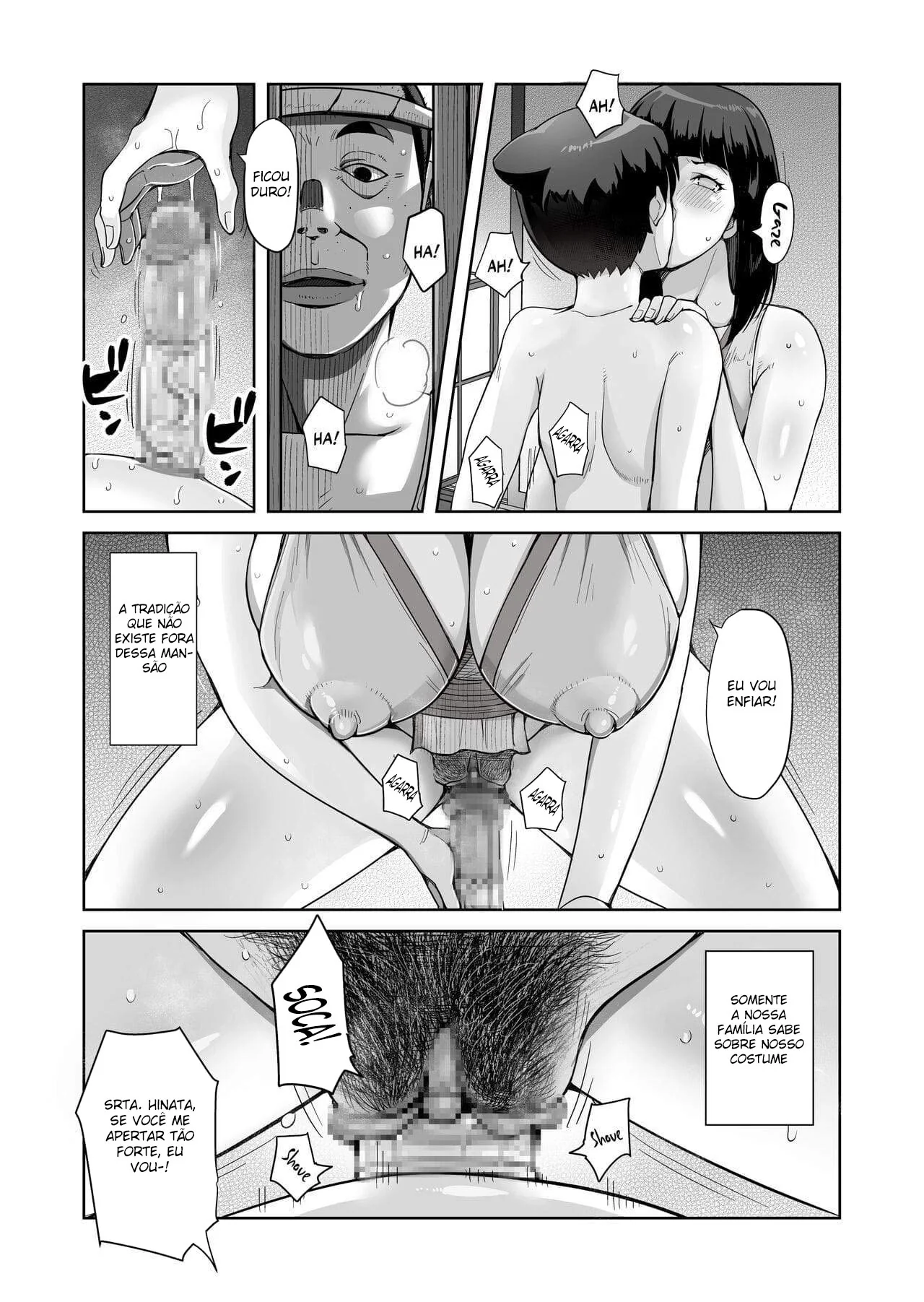 Hinata e a Rola Que Salvará Seu Clã – Paródia do Boruto Hentai em HQ Brasileiro