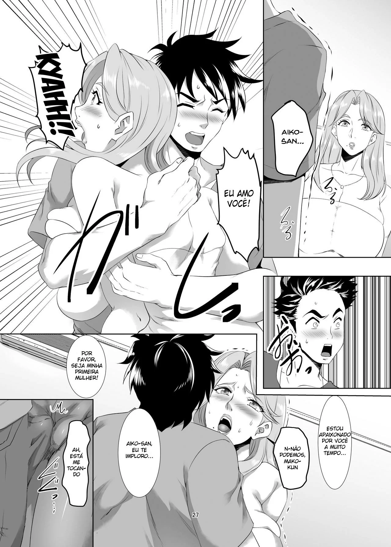 Troca Troca de Mães – Mako e Hiroki em uma HQ Brasileira de Hentai