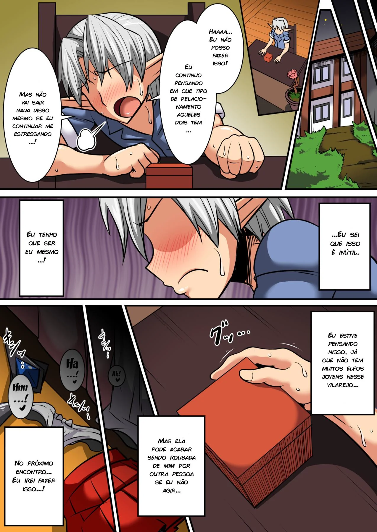 Daisuke e as Elfas Gostosas em Intercâmbio Hentai HQ Brasileiro