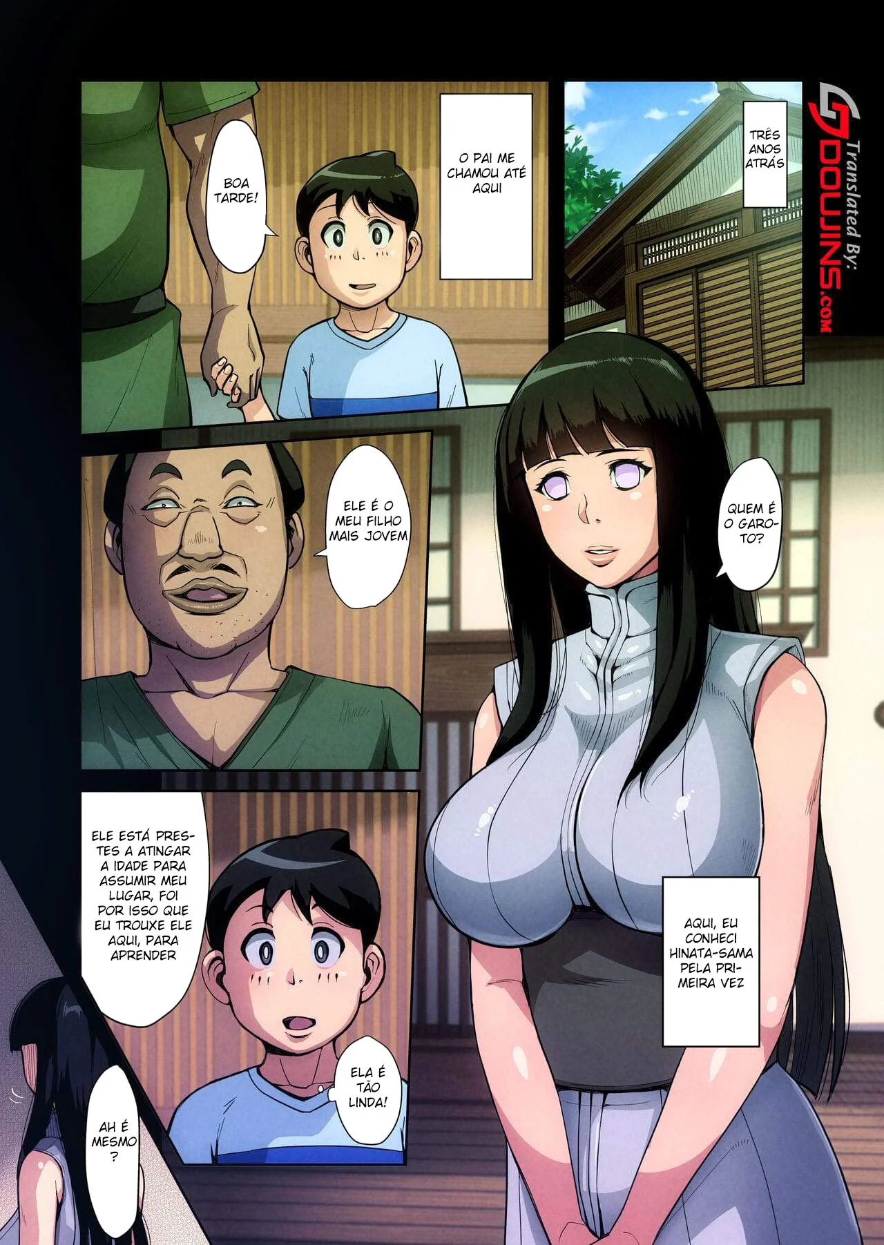 Hinata e a Rola Que Salvará Seu Clã – Paródia do Boruto Hentai em HQ Brasileiro