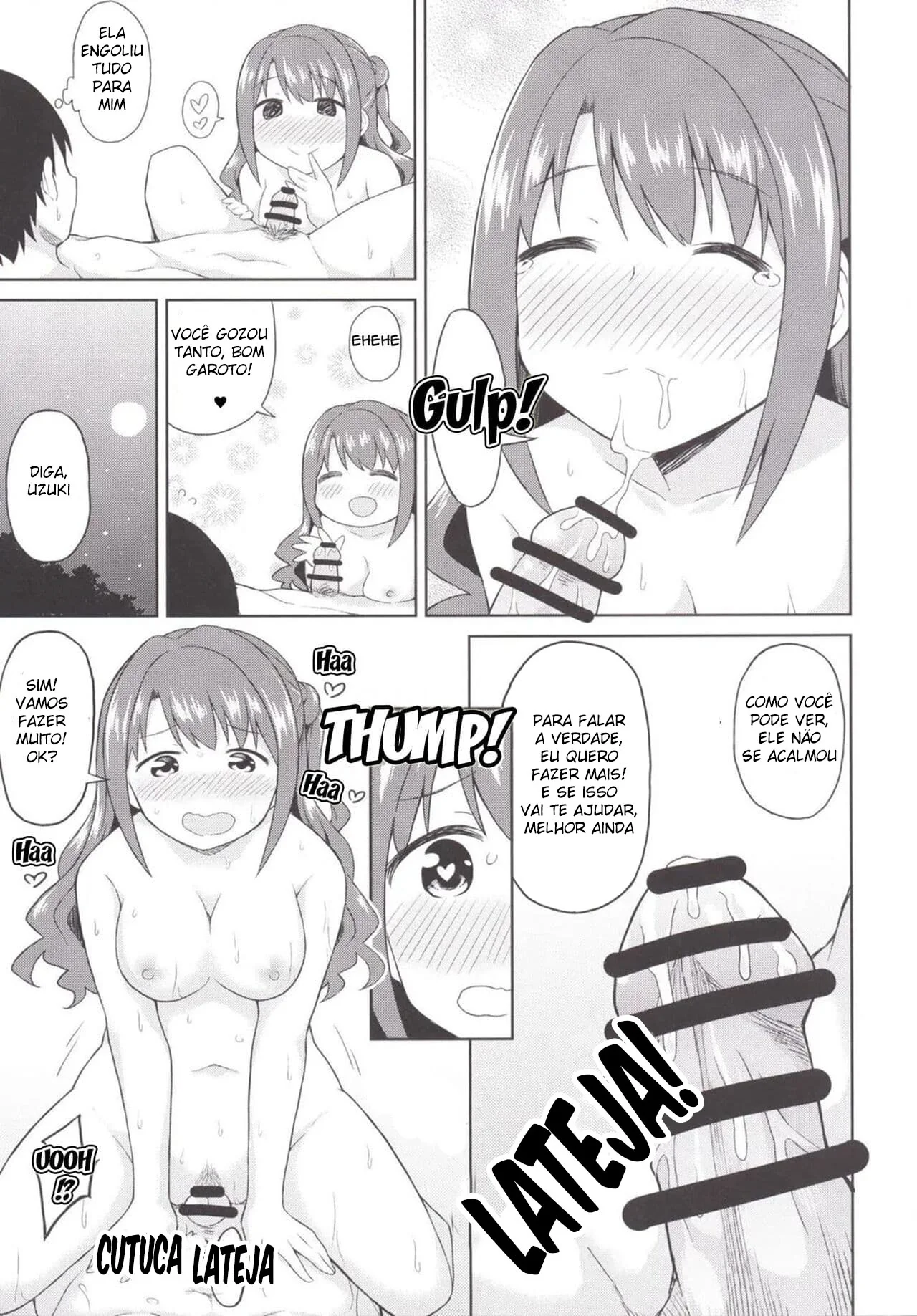Tome a Pílula Errada: Uzuki Engolindo Pica na Esperança de Emagrecer em Hentai HQ