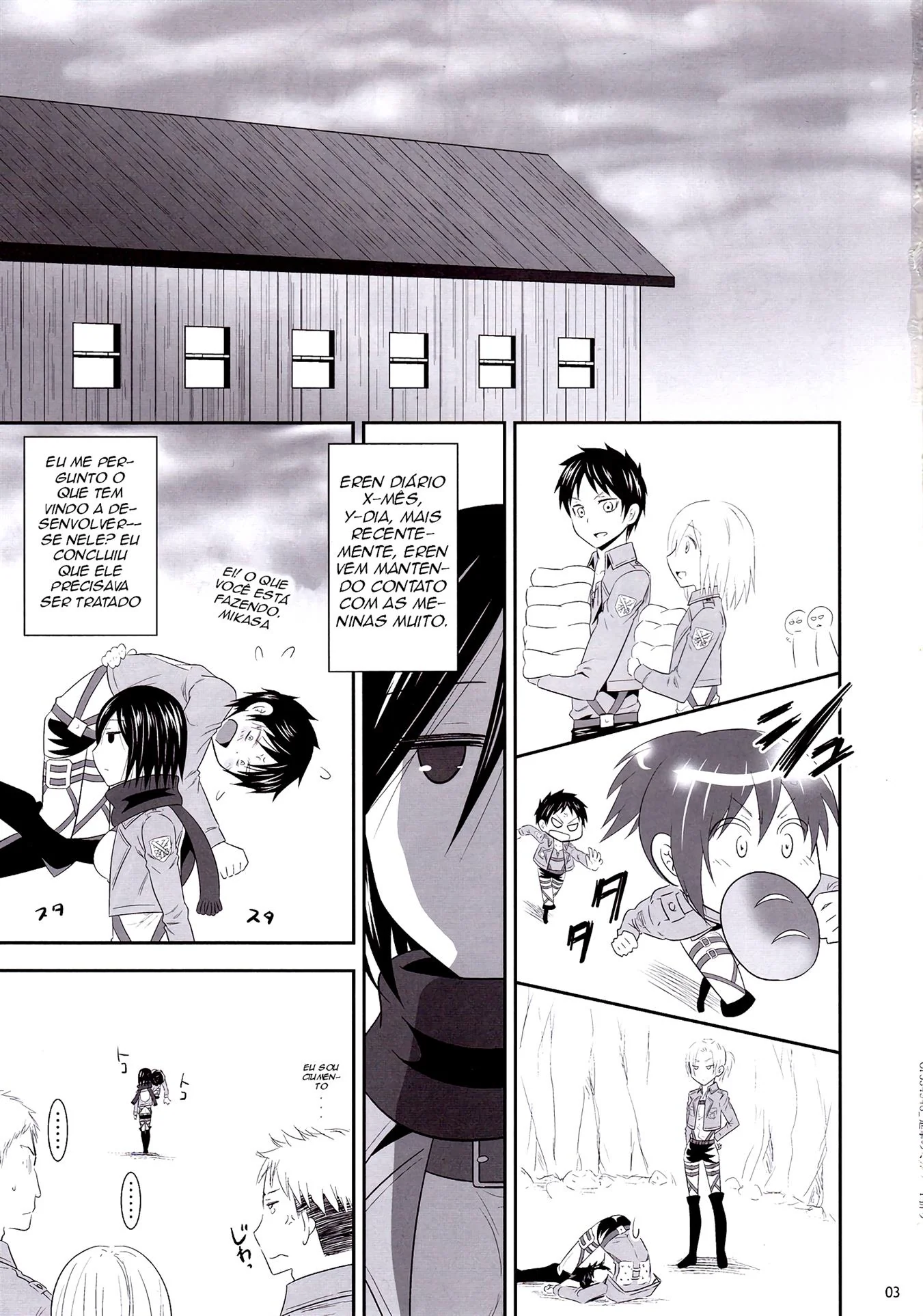 [REVISAR POST ⚠️✏️] Ciúmes da Mikasa