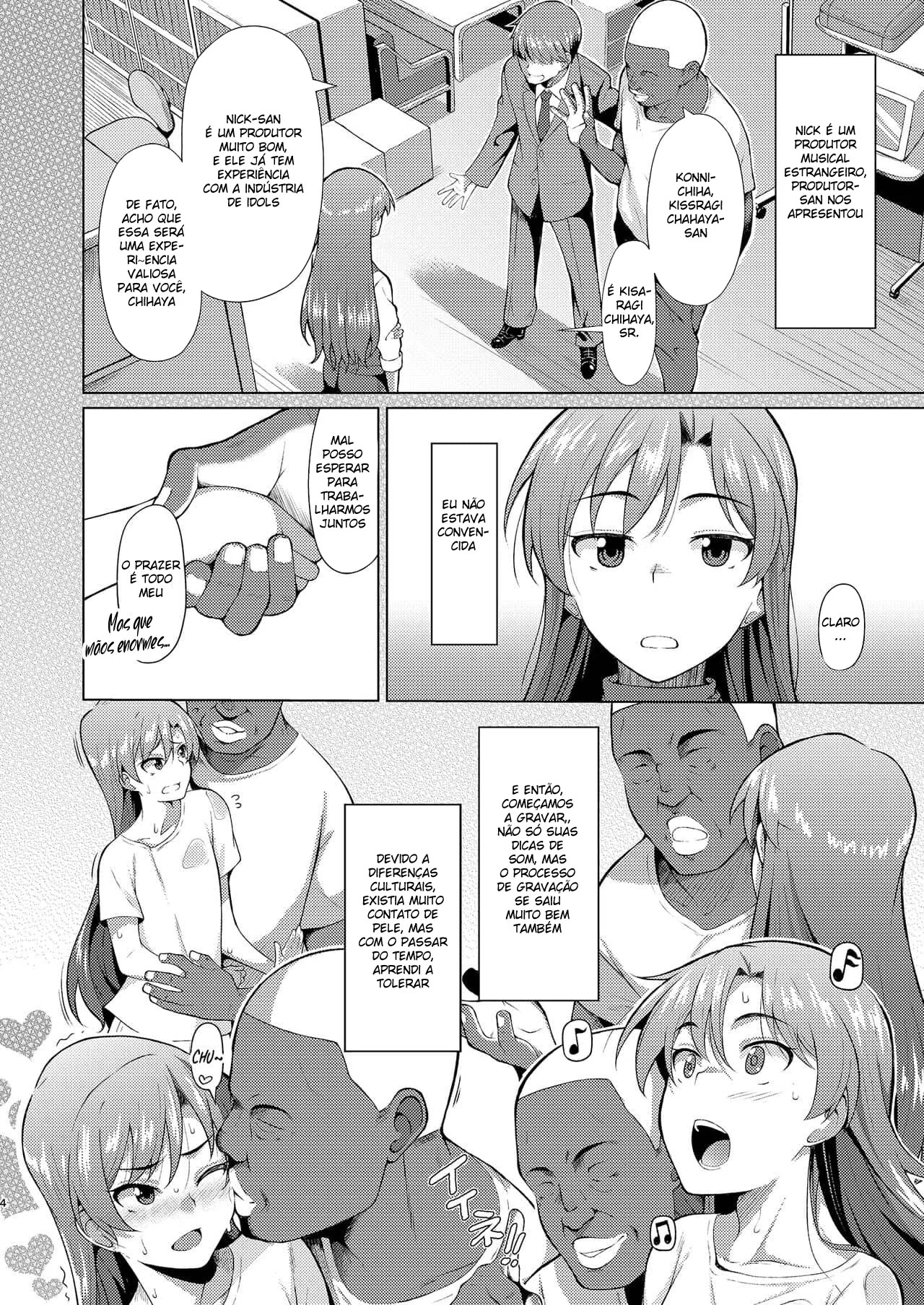Idol Seduzida pelo Produtor Piranha em Hentai HQ Brasileiro