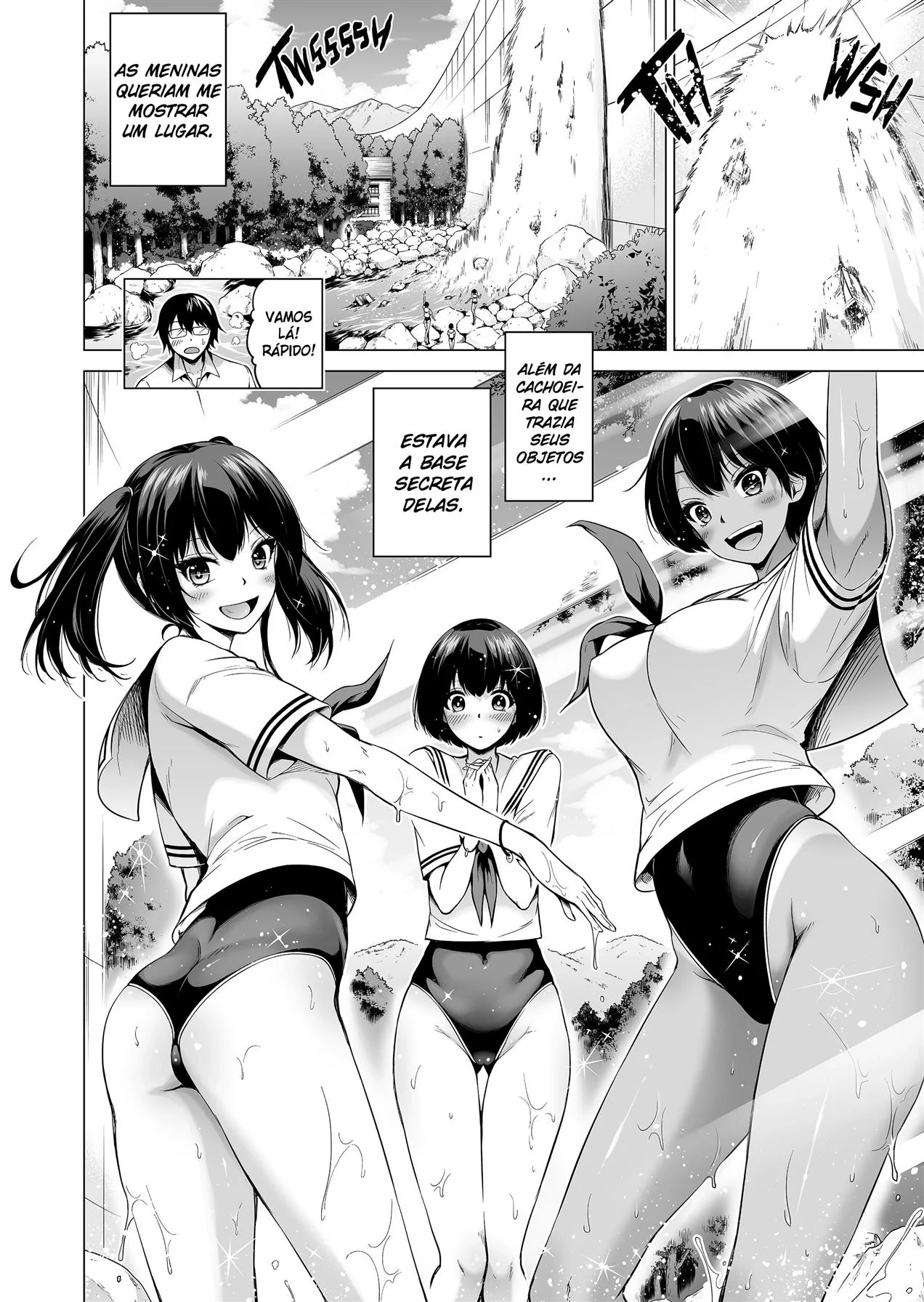 Pervertida da Bunda Grande metendo com o colegial pirocudo em Hentai HQ Brasileiro