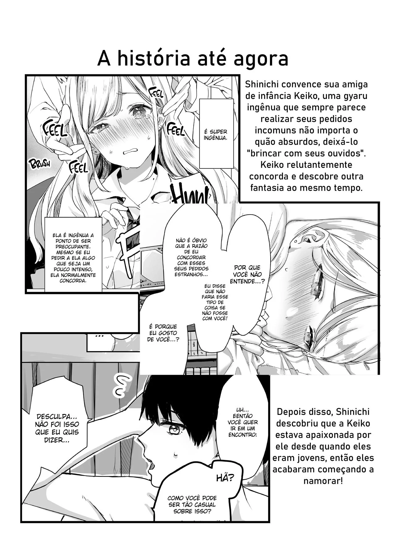 Sonico realizando os fetishes do namorado em HQ Brasileiro
