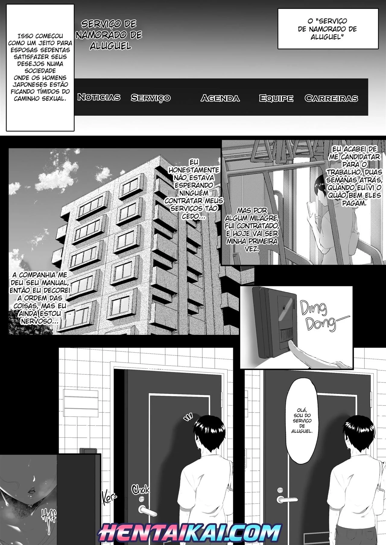 Maridos Ausentes: Aplicativo da Sacanagem – Yuuki e as Donas de Casa Carentes” em HQ Brasileiro
