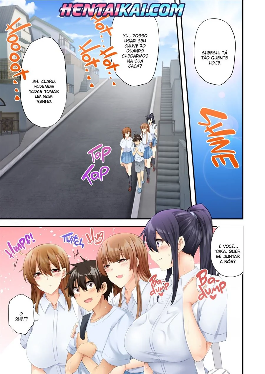 Taka e sua irmã piranhas em uma orgia proibida – Hentai HQ Brasileiro