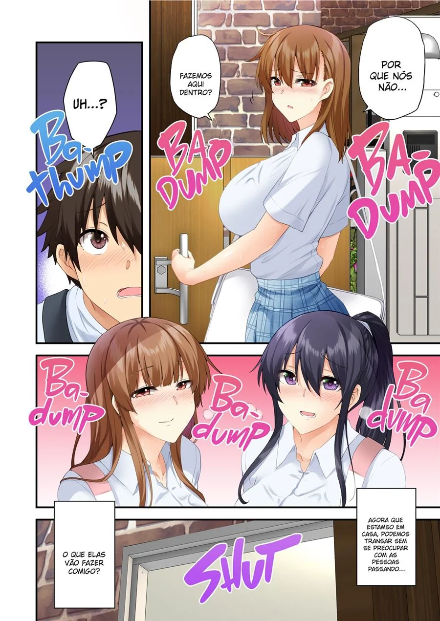 Taka e sua irmã piranhas em uma orgia proibida – Hentai HQ Brasileiro