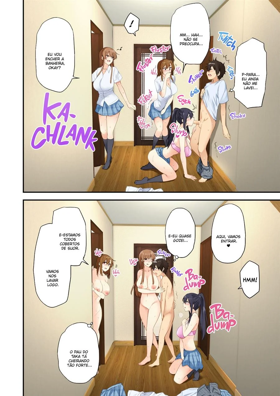 Taka e sua irmã piranhas em uma orgia proibida – Hentai HQ Brasileiro