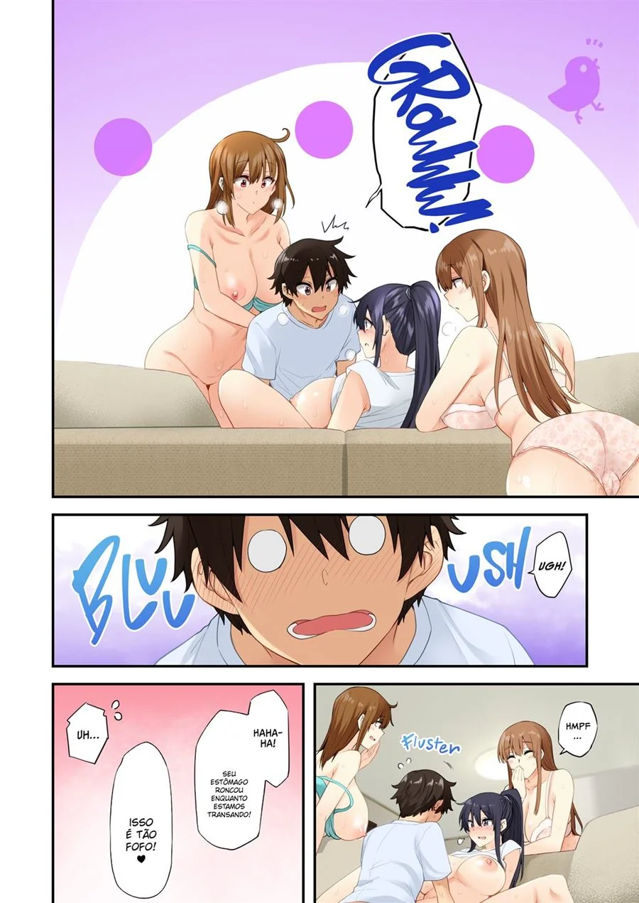 Taka e sua irmã piranhas em uma orgia proibida – Hentai HQ Brasileiro