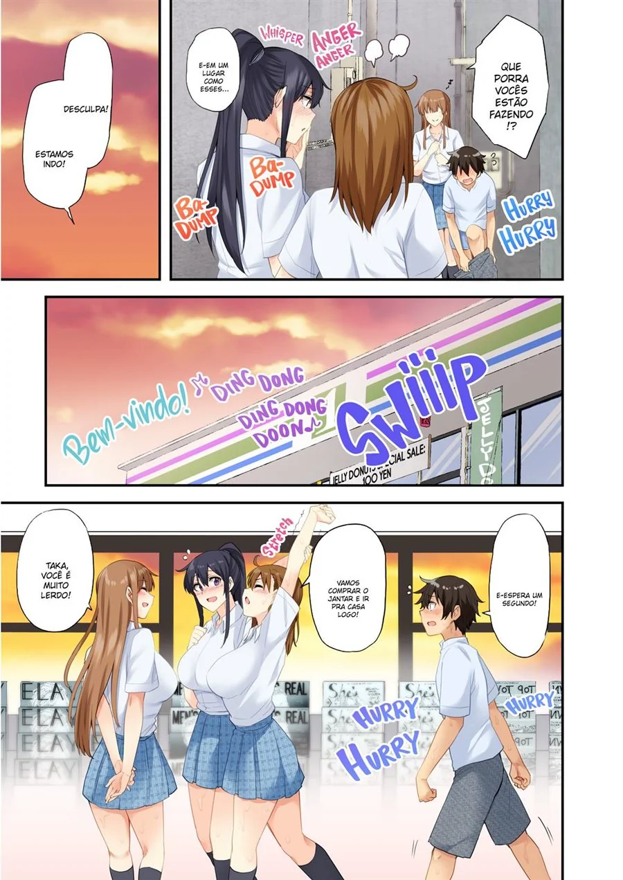 Taka e sua irmã piranhas em uma orgia proibida – Hentai HQ Brasileiro