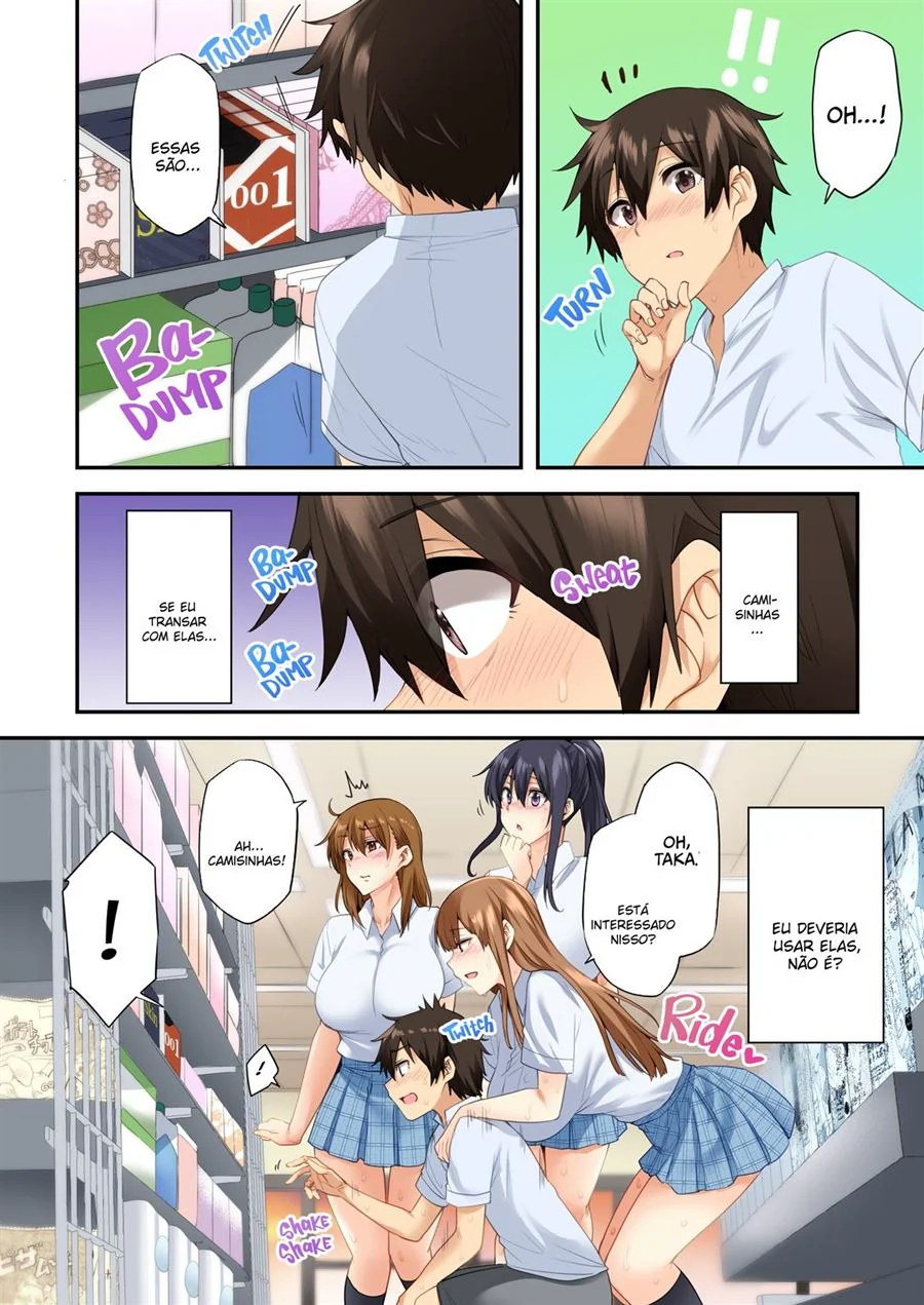 Taka e sua irmã piranhas em uma orgia proibida – Hentai HQ Brasileiro