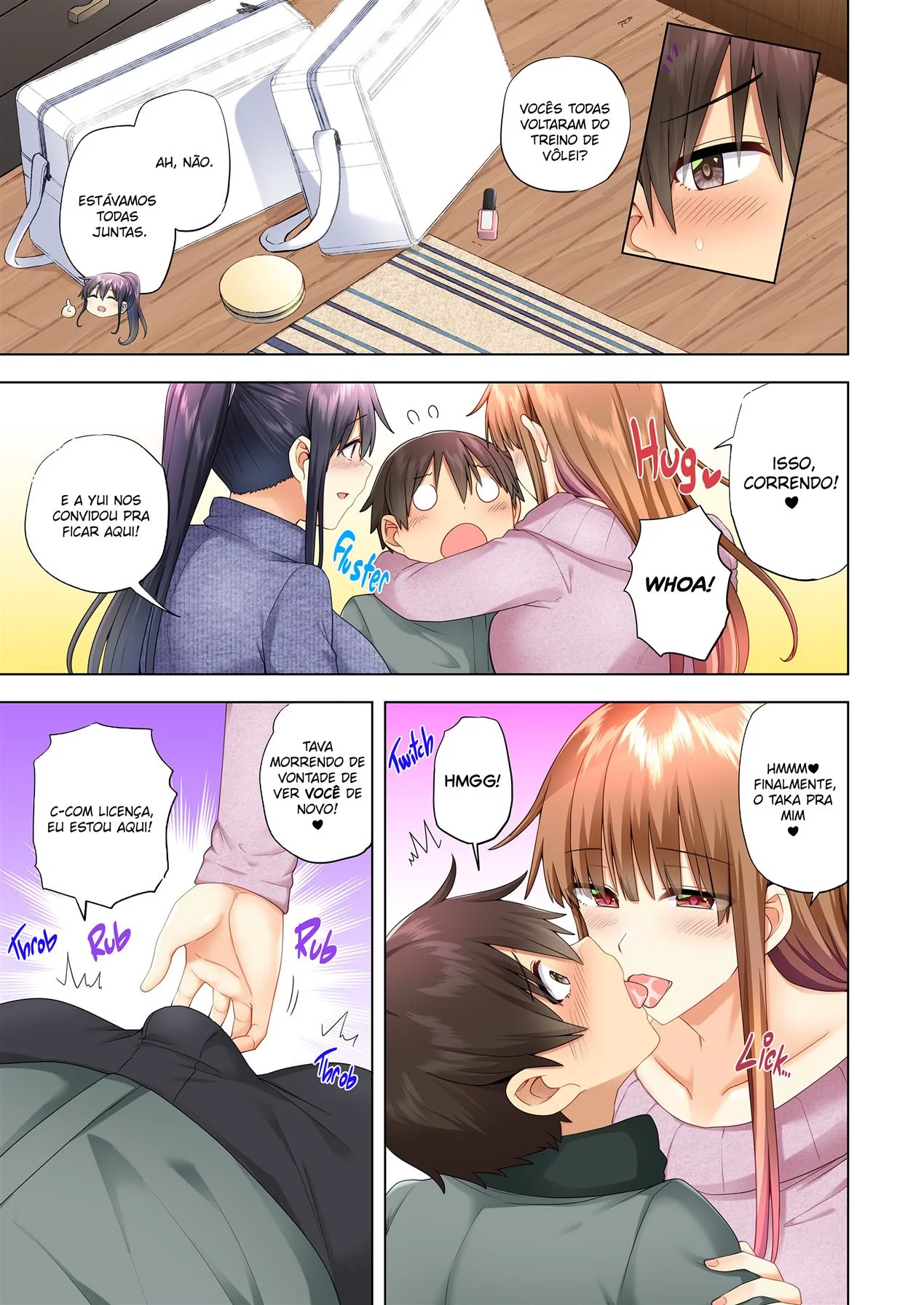 Ano Novo com Piranhas Fogosas: Orgia na Casa de Taka em Hentai HQ