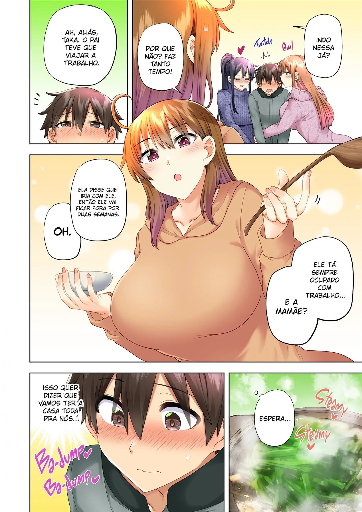 Ano Novo com Piranhas Fogosas: Orgia na Casa de Taka em Hentai HQ
