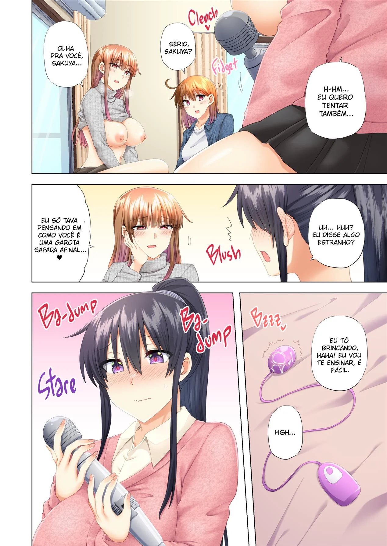 Noite de Karaokê com as Piranhas da Irmã – Yui, Sakuya, e Maya Desejam a Rola do Irmão Sortudo” em Hentai HQ