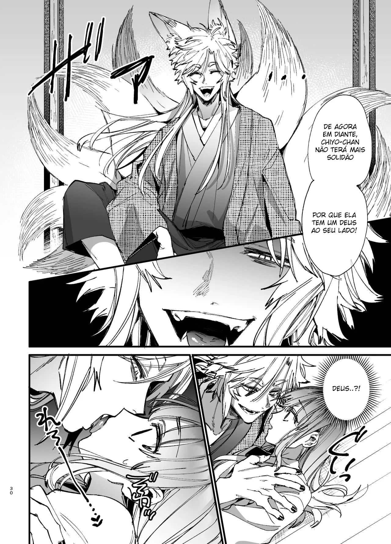 Chiyo-chan e a Rola Espiritual de Ten-kun: A Piranha dos Espíritos em Hentai HQ Brasileiro