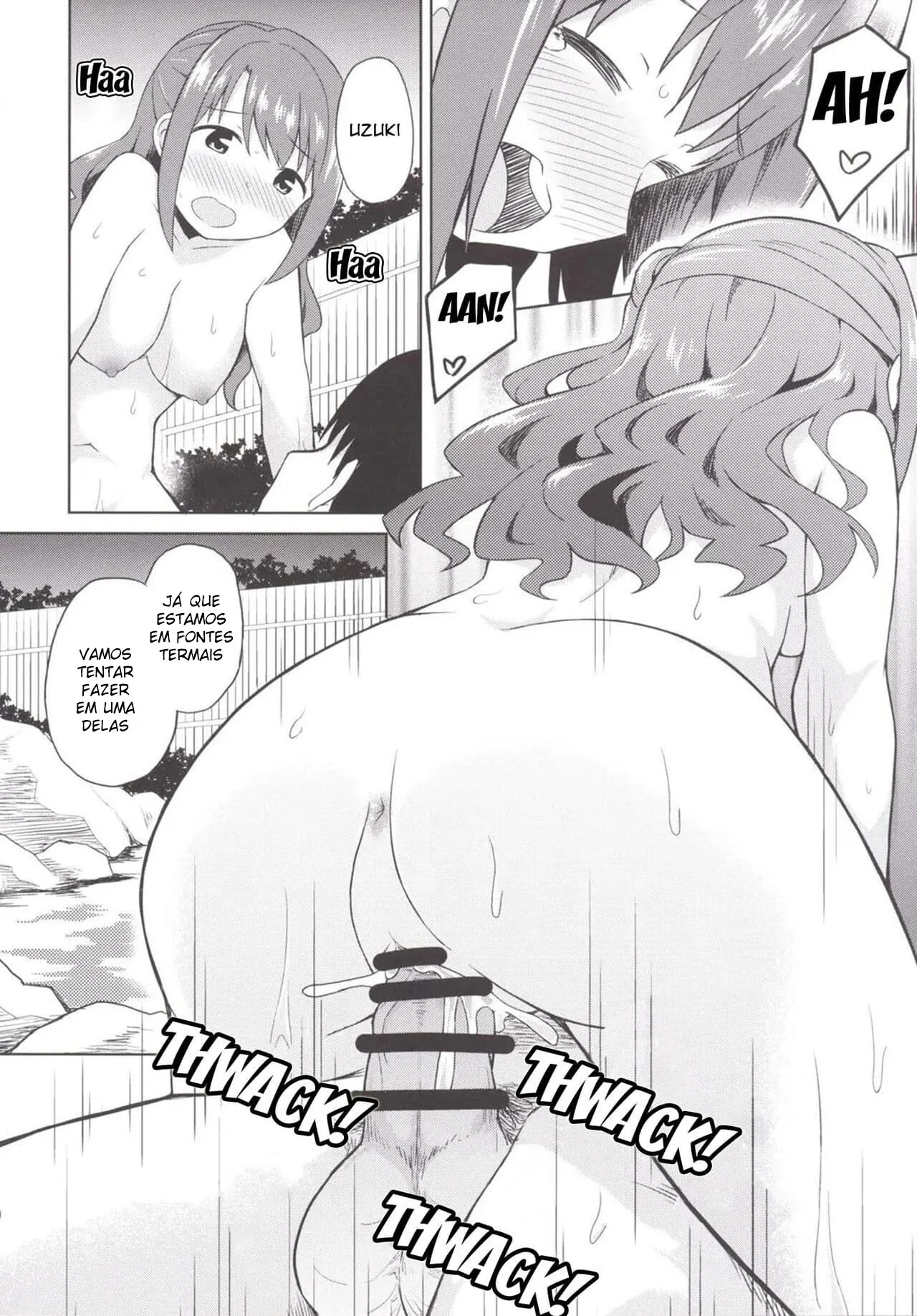 Tome a Pílula Errada: Uzuki Engolindo Pica na Esperança de Emagrecer em Hentai HQ