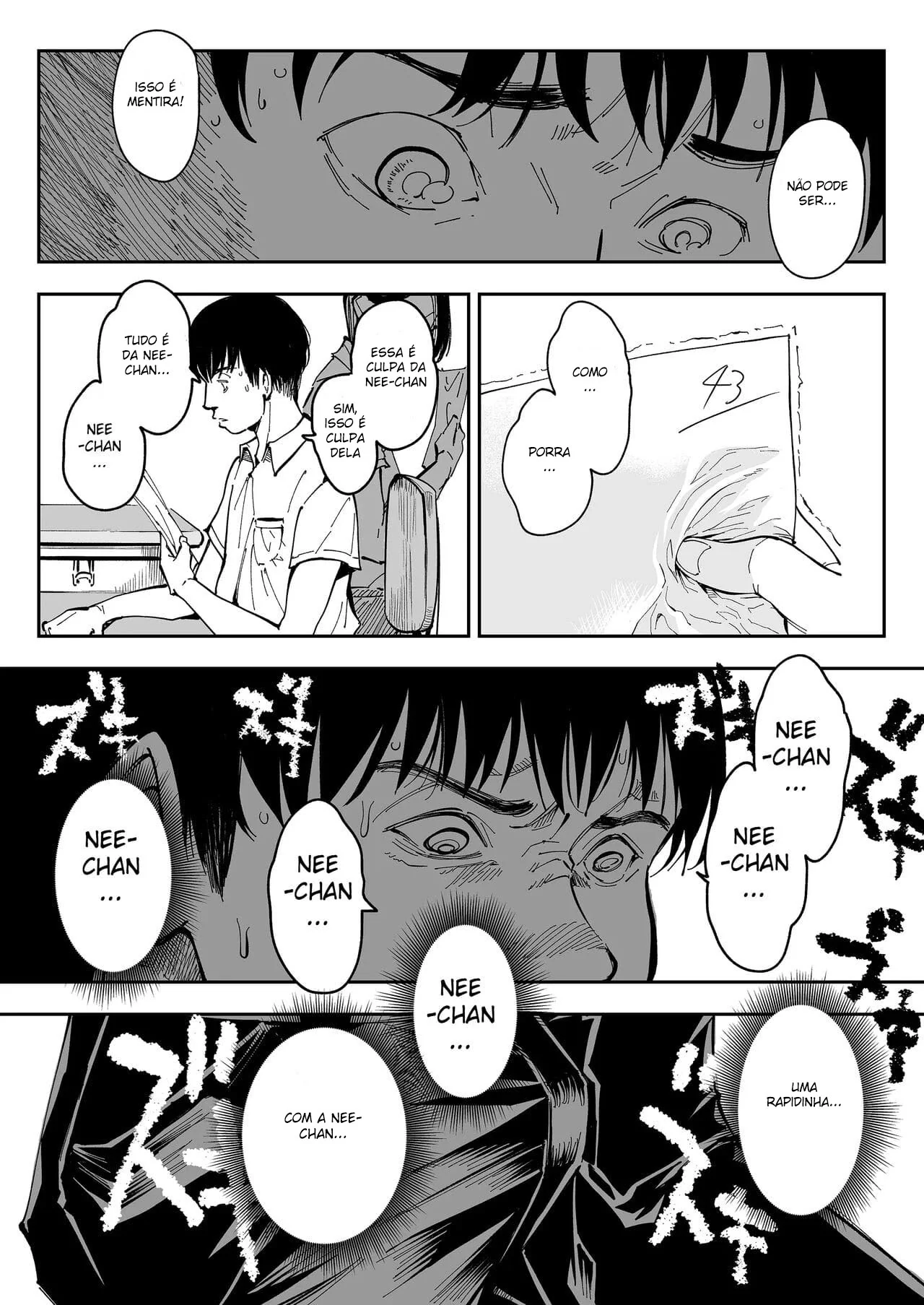 Chantageando a Camgirl Safada: Sacanagem em Família Hentai HQ