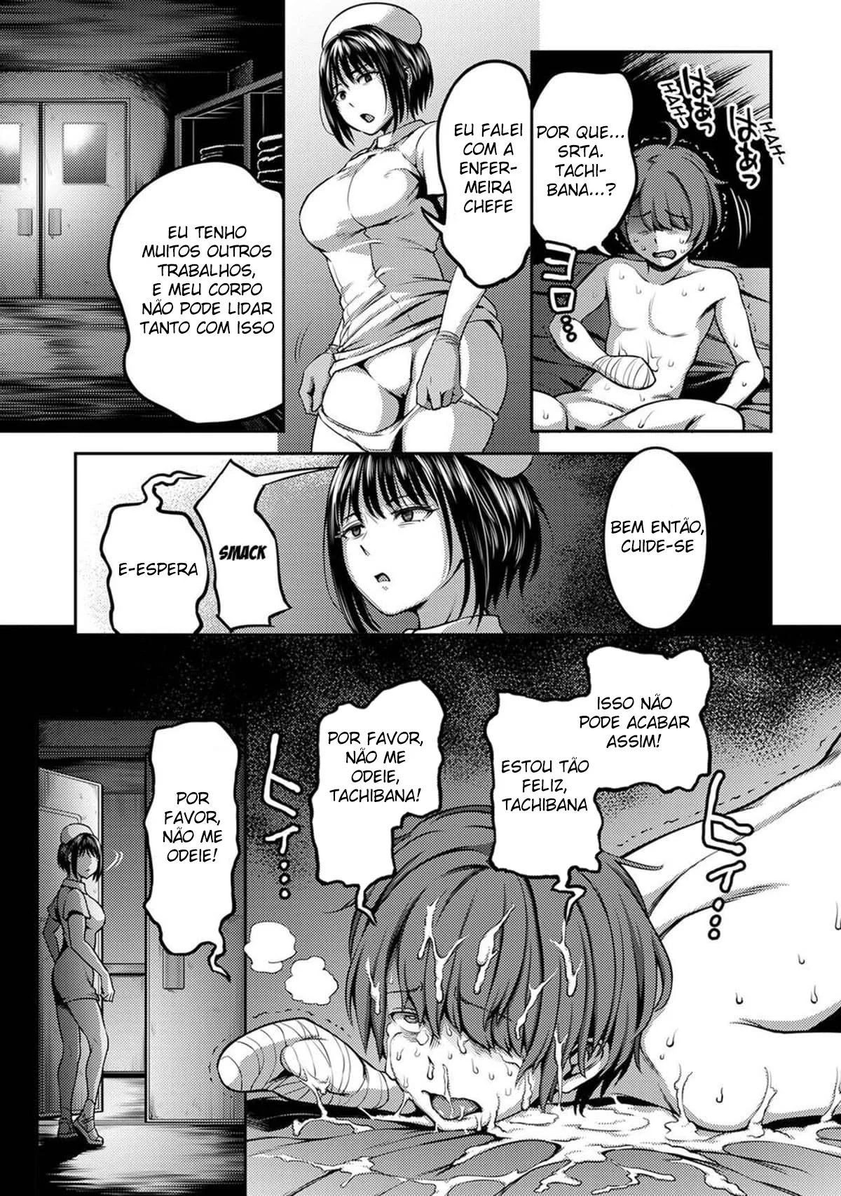 Enfermeira Piranha alivia a Dor nas Bolas de Yamada – HQ Hentai Brasileiro