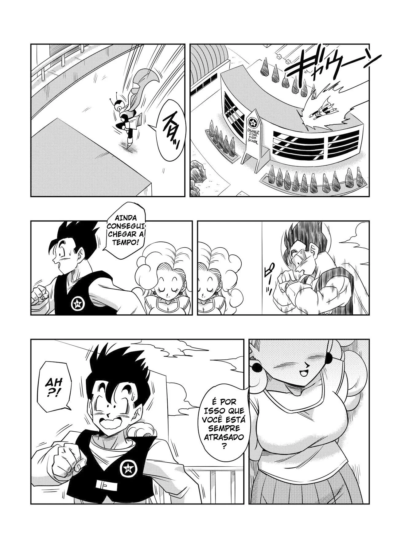 Irmã Piranha Liberou a Buceta Pro Namorado em Hentai HQ Brasileiro