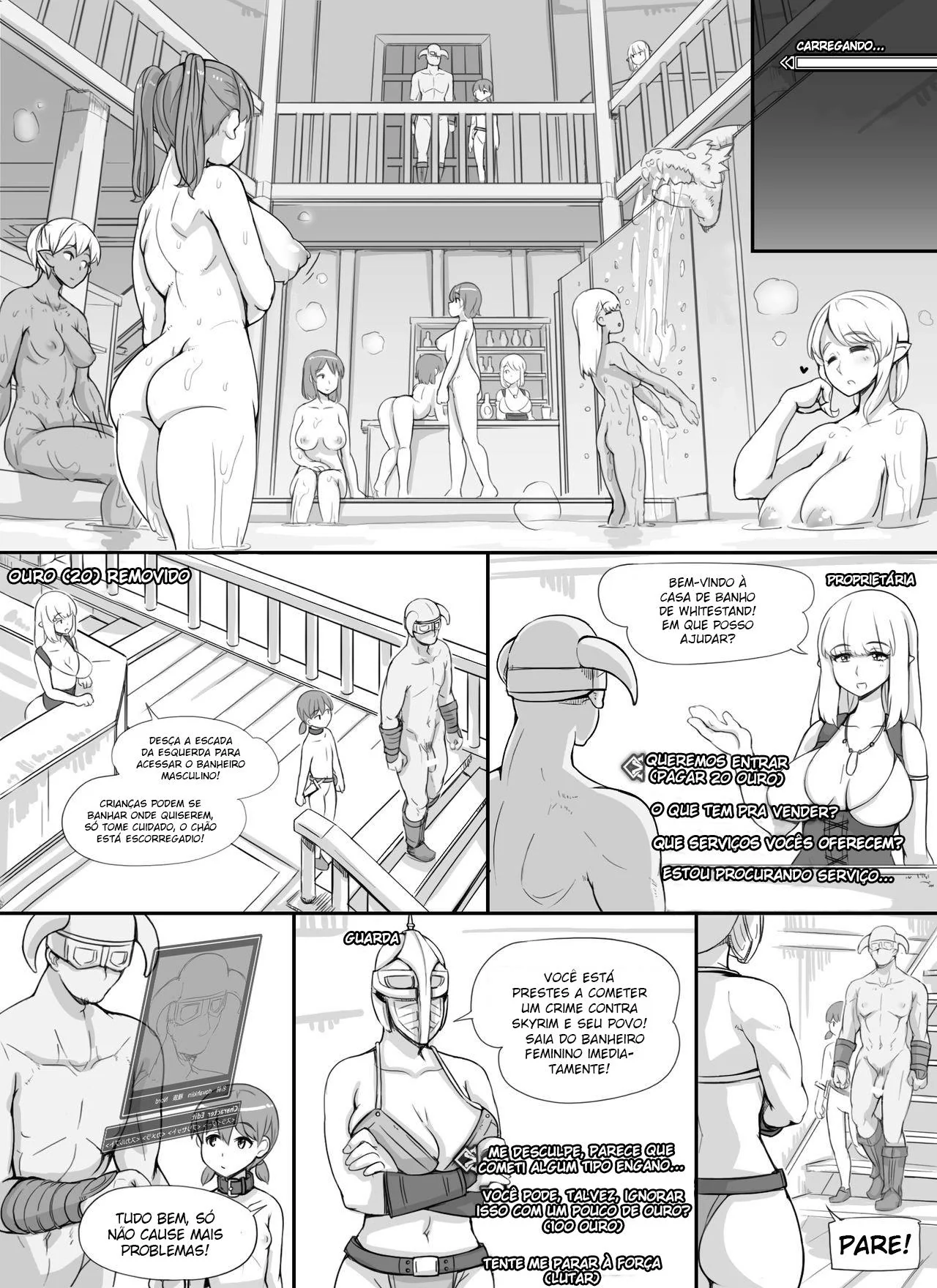 Piranha da Buceta Quente: Orgia Hq Hentai Grupal