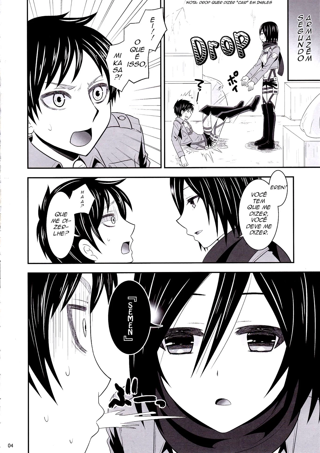 [REVISAR POST ⚠️✏️] Ciúmes da Mikasa