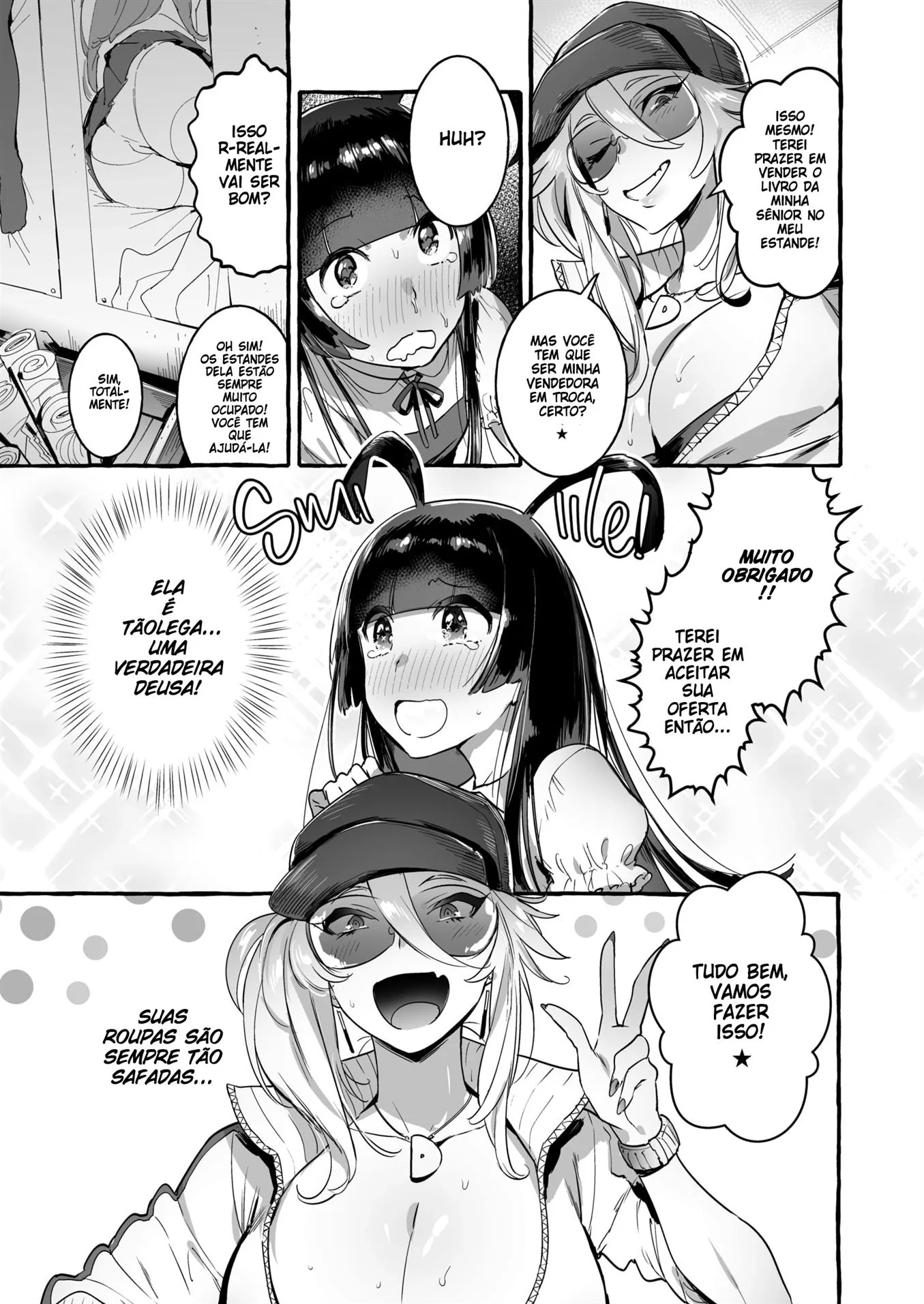 Ensaio Sensual – Putaria de Futanaris em Hentai HQ Brasileiro