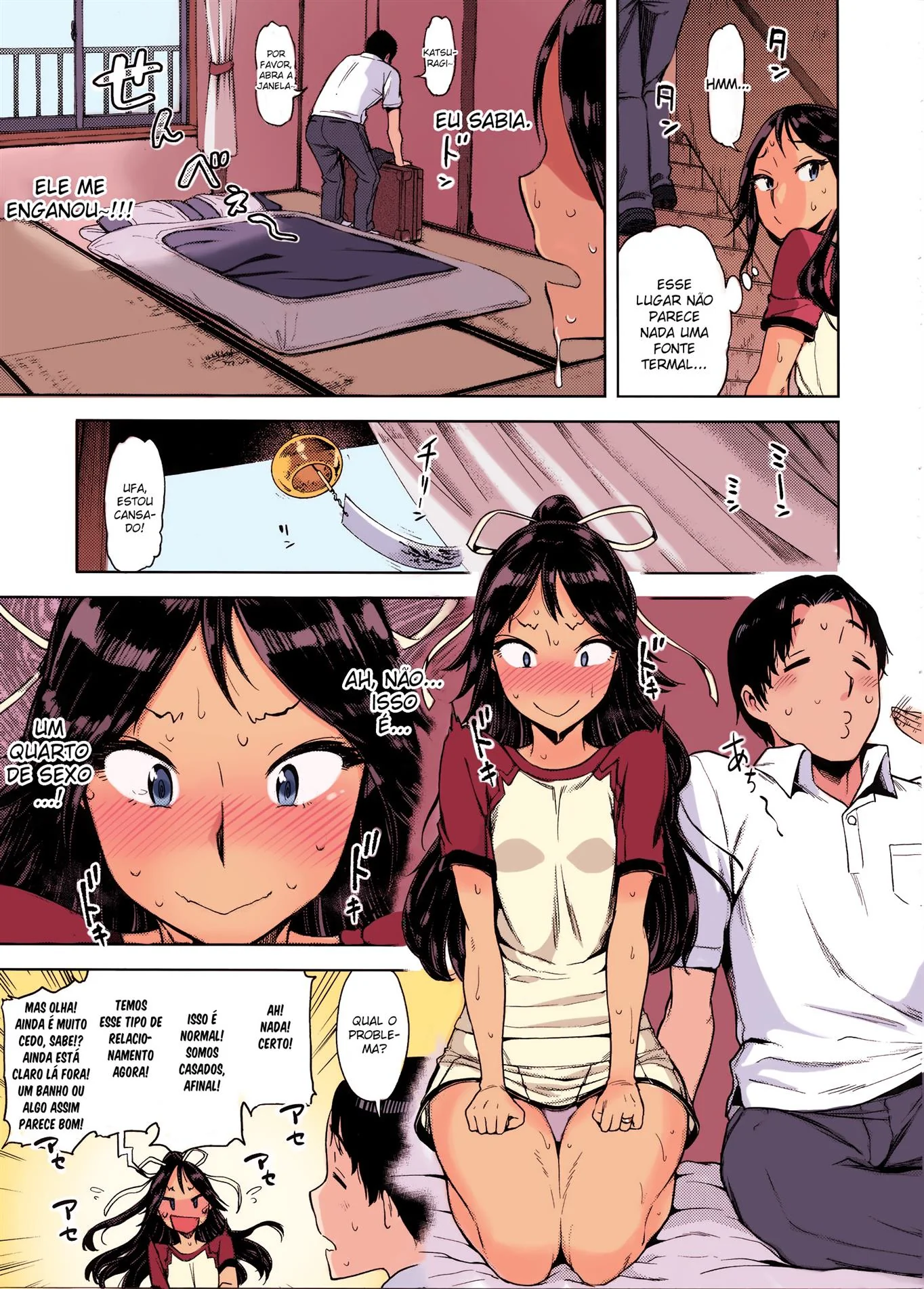 Katsuragi seduz o almirante e acaba levando rola com força no hentai HQ