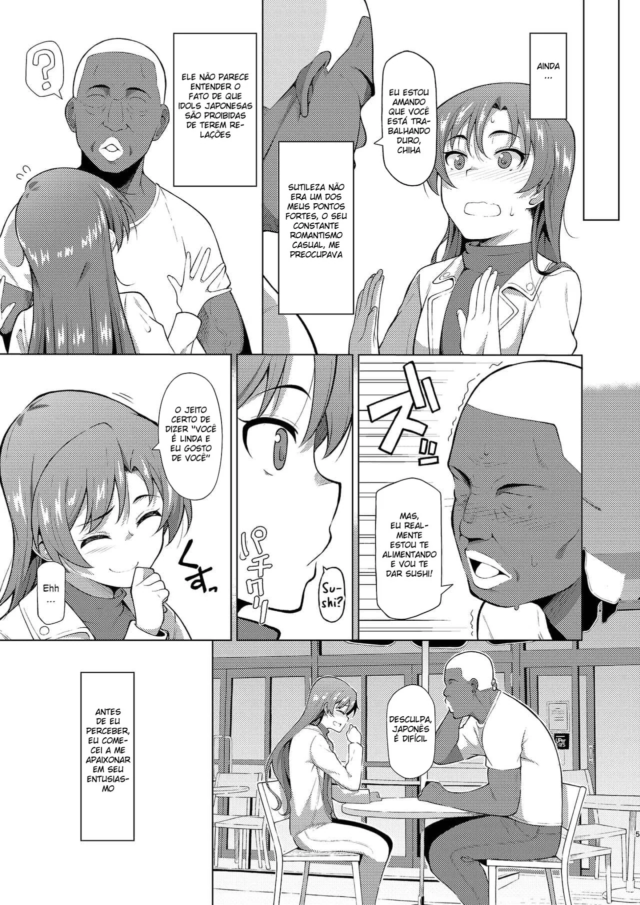 Idol Seduzida pelo Produtor Piranha em Hentai HQ Brasileiro