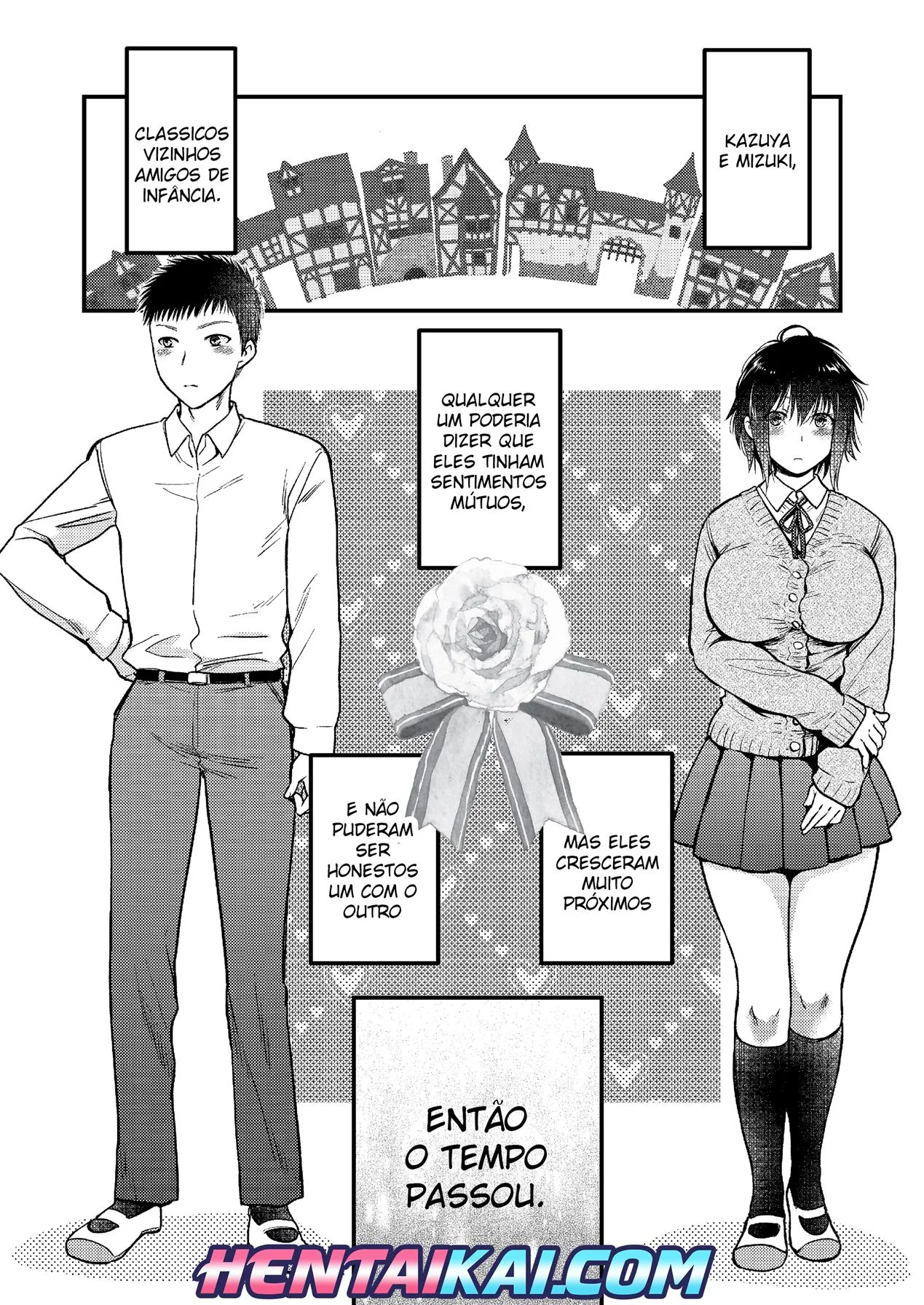 Piranha Fragilizada: Mizuki sendo Enrabada por um Amigo Desleal em Hentai HQ Brasileiro