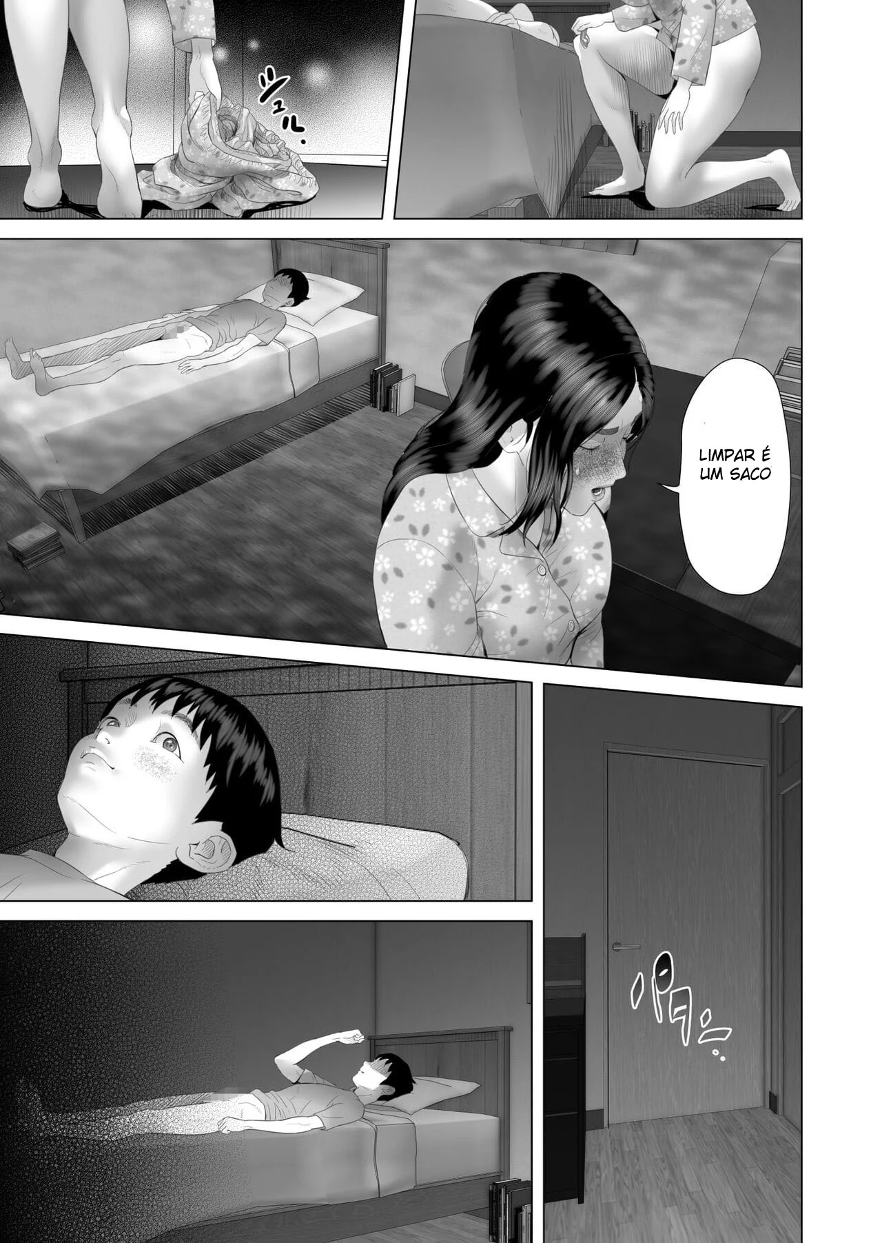 Noboru e sua mãe Naho: Jogando Safadeza na Cama – HQ de Hentai Brasileiro