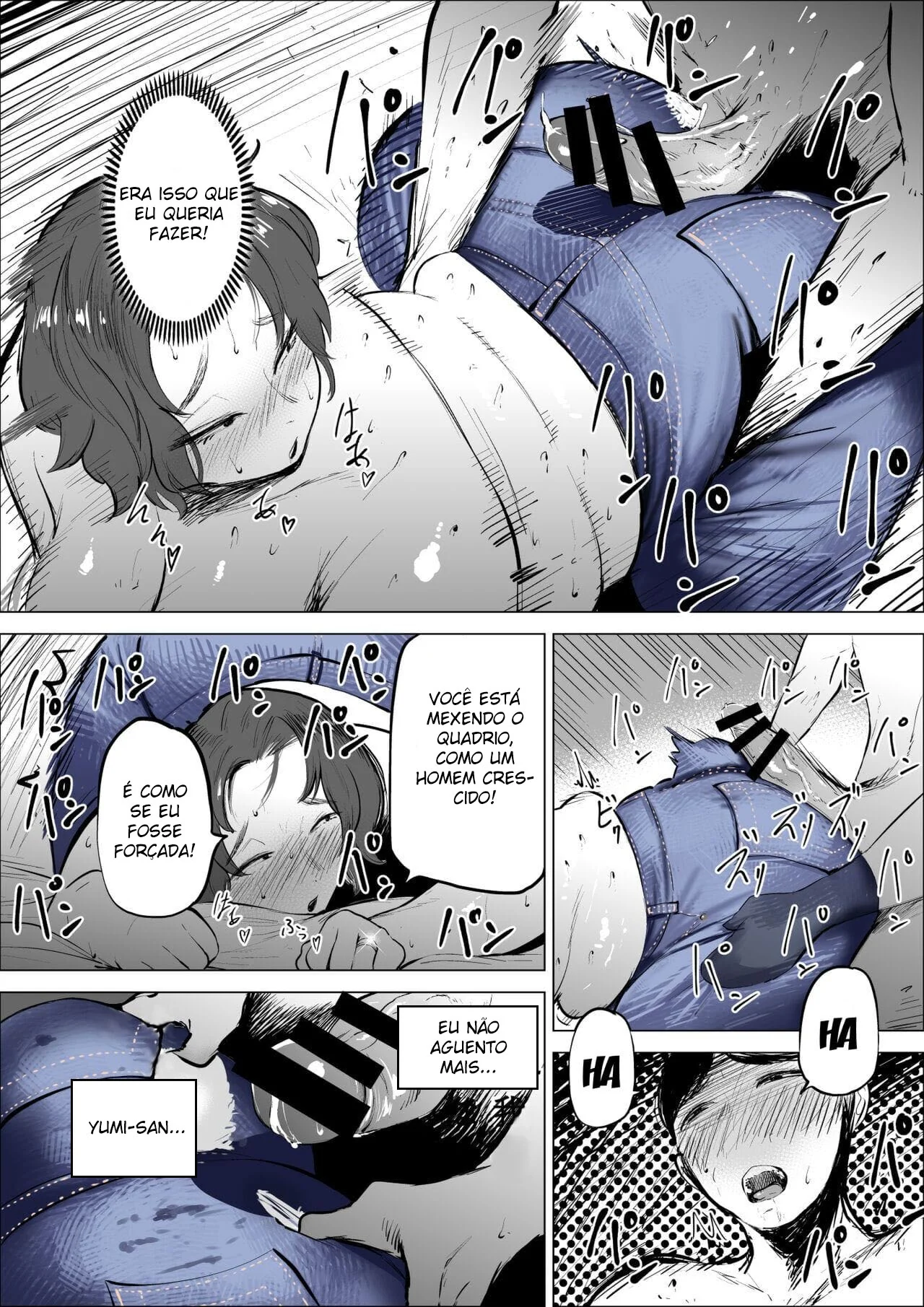 Calças Jeans Apertadas – A Paixão Proibida Em Hentai HQ Brasileiro