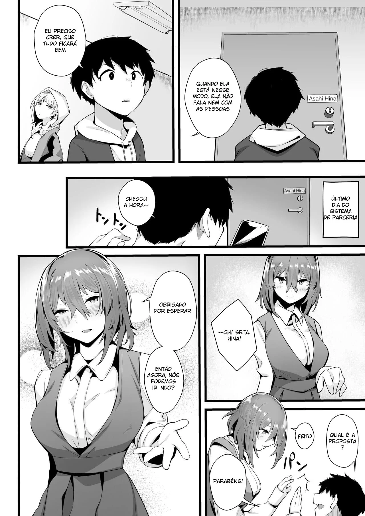 Propostas Criativas: A Piroca na Buceta da Produtora Safada – Hentai HQ Brasileiro