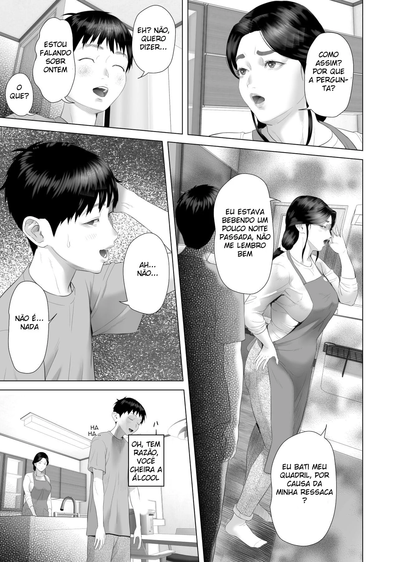 Noboru e sua mãe Naho: Jogando Safadeza na Cama – HQ de Hentai Brasileiro