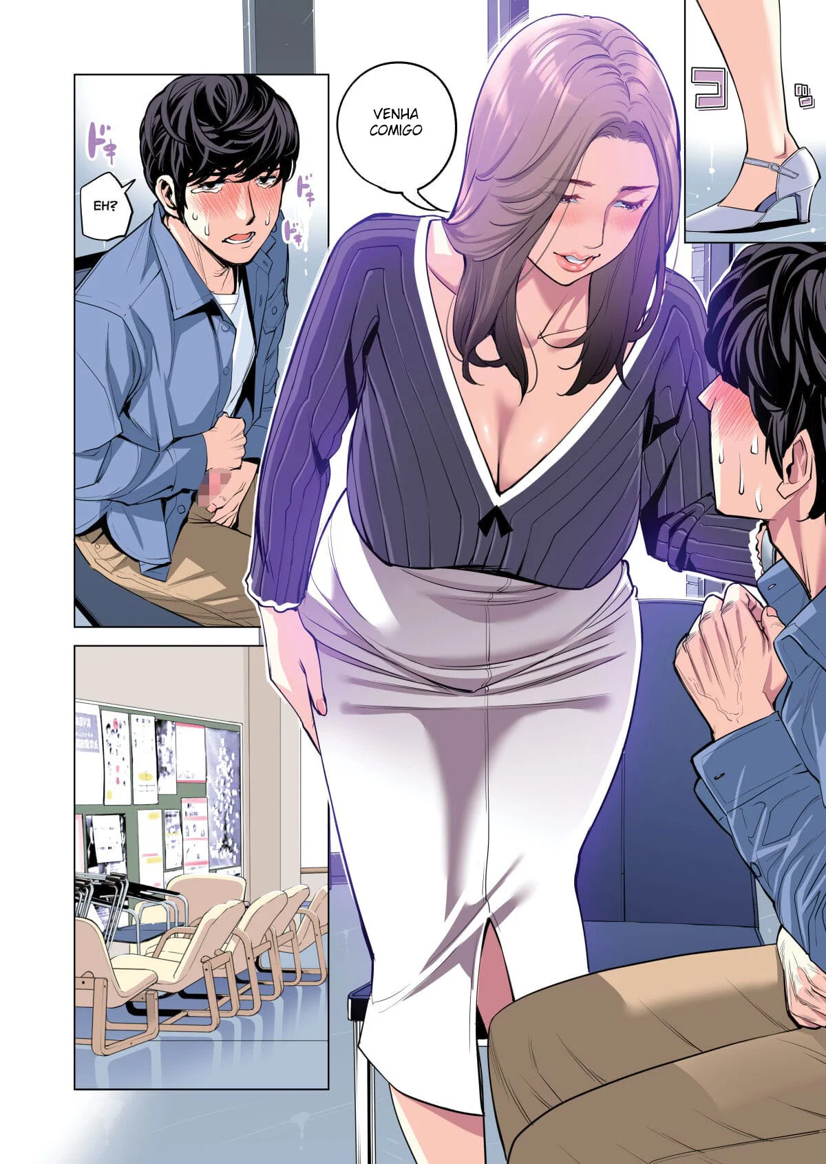 Piranha dos Conjuntos: Sedução na Associação dos Moradores em Manga Hentai