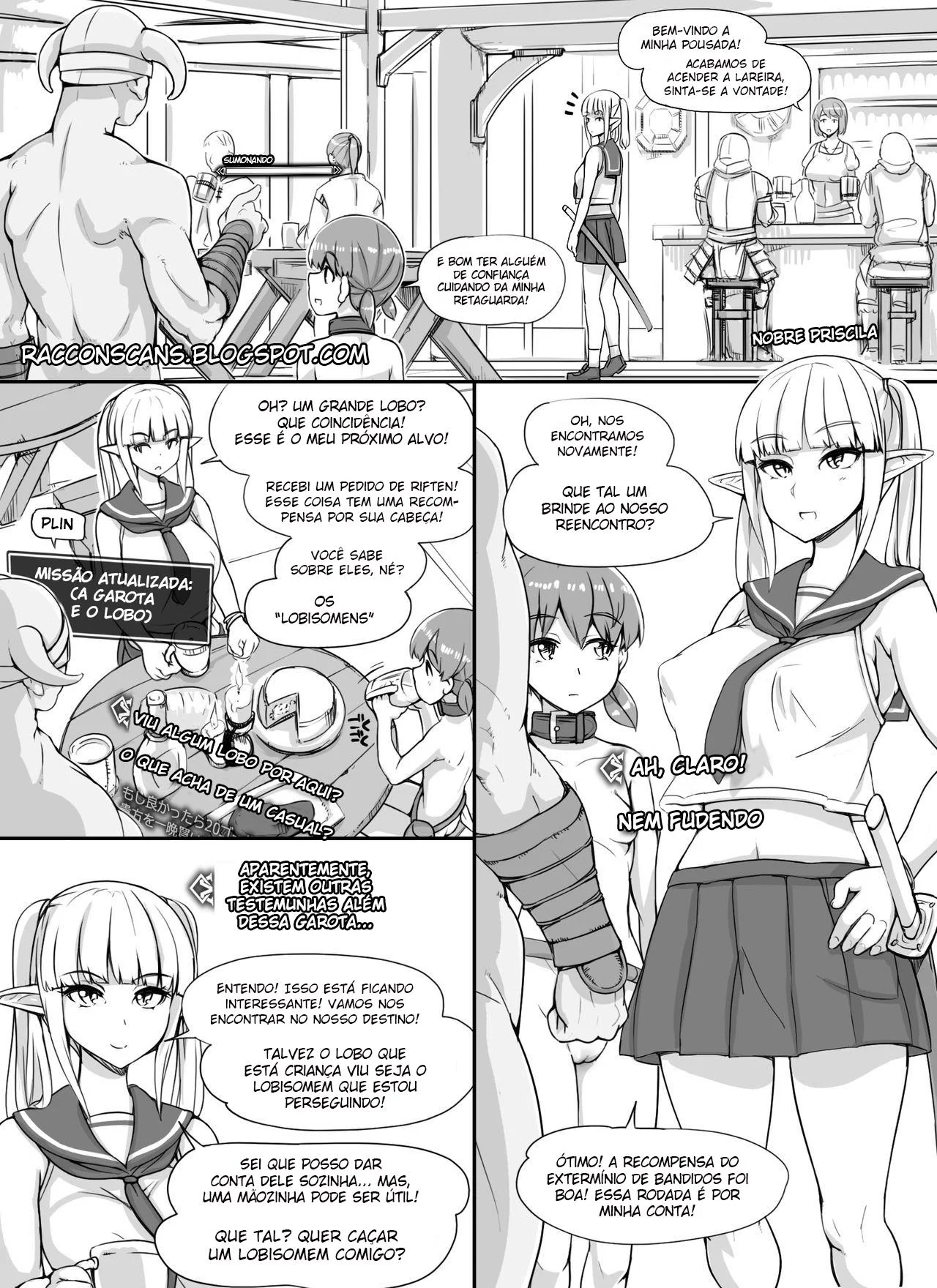 Seduzindo a Tia Piranha – Keita entra em ação! em hentai HQ Brasileiro