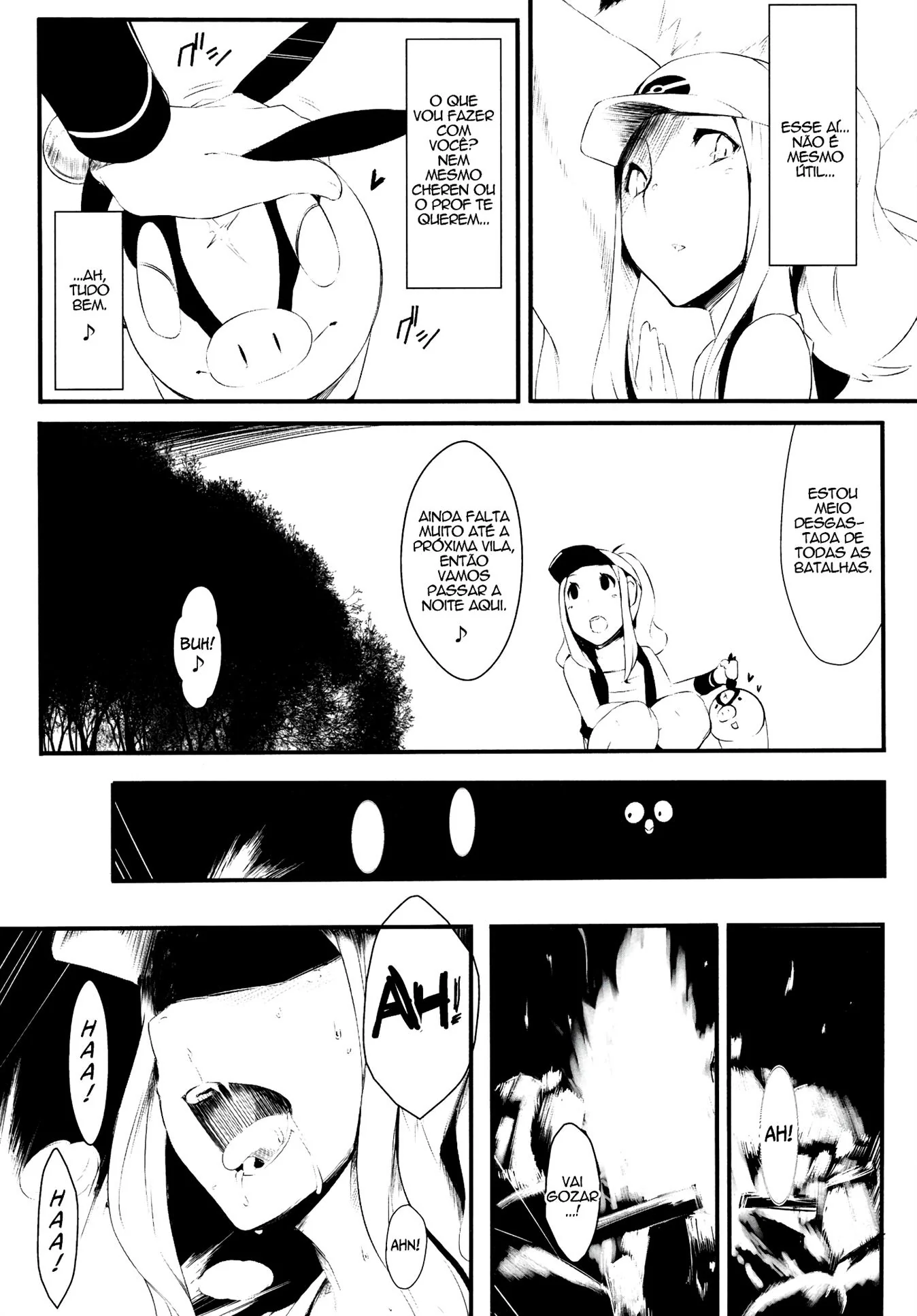 Hilda e seus Pokémons tarados – A orgia Hentai mais quente em HQ Brasileiro