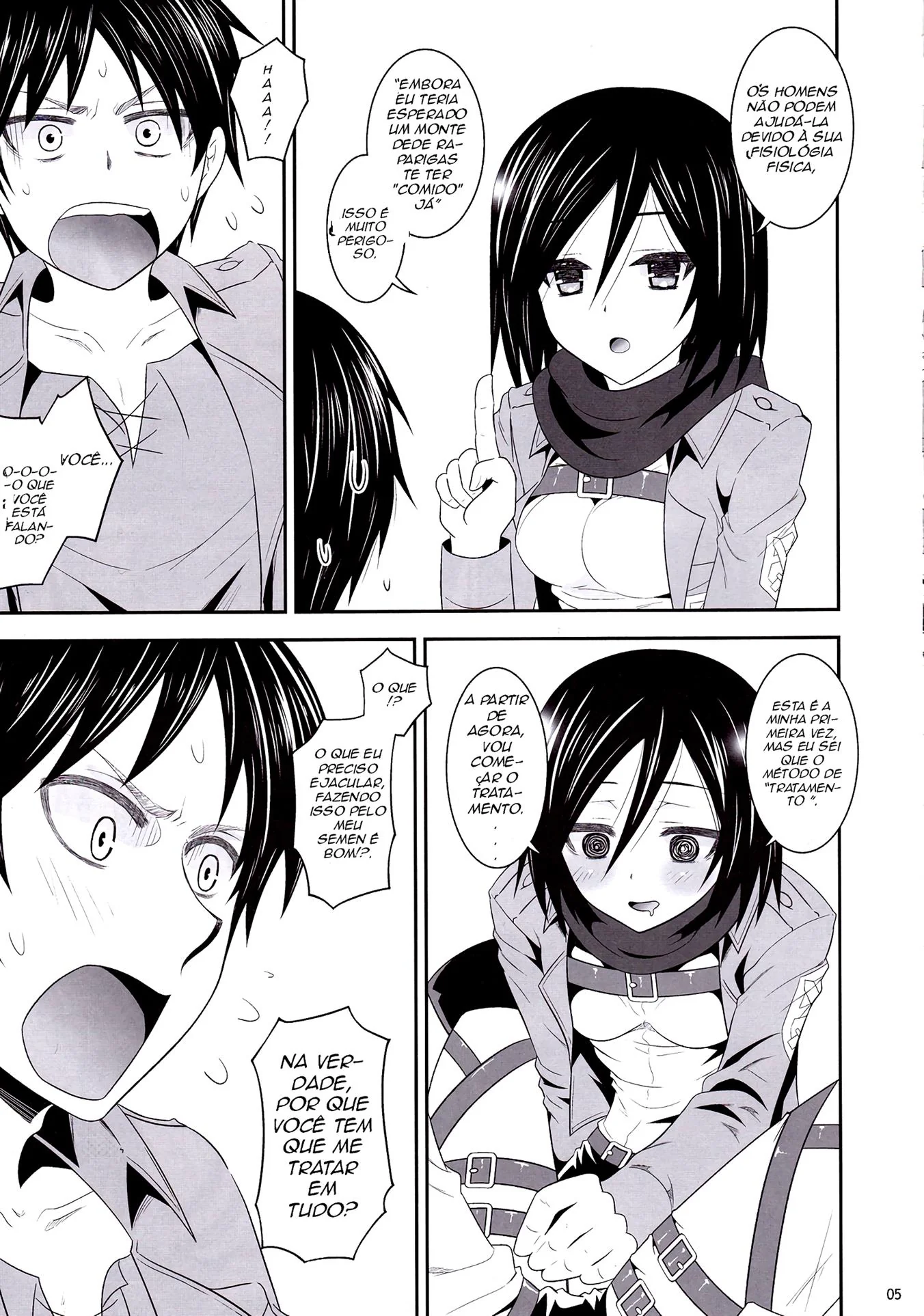 [REVISAR POST ⚠️✏️] Ciúmes da Mikasa