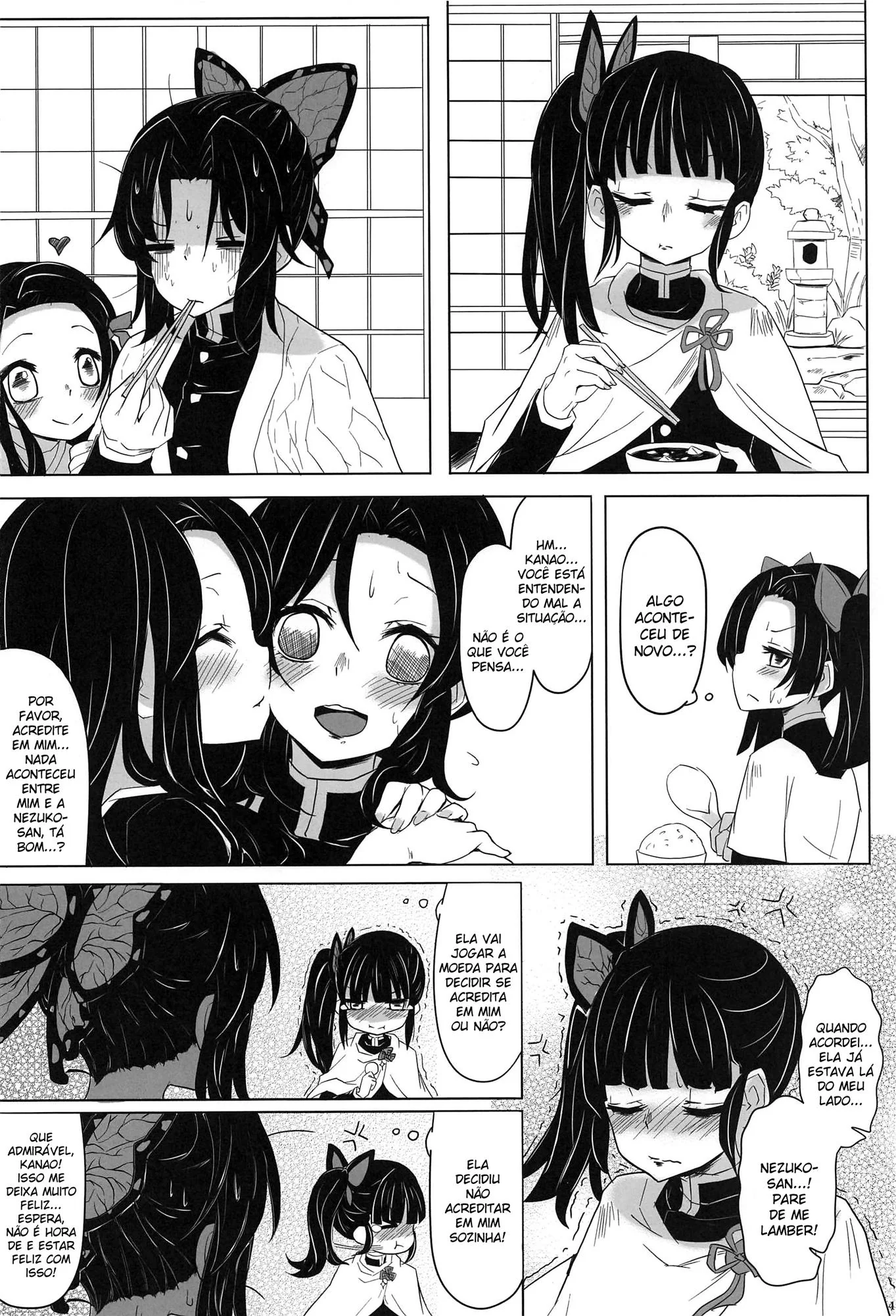 A Transformação de Nezuko: Sexo Lésbico e Putaria