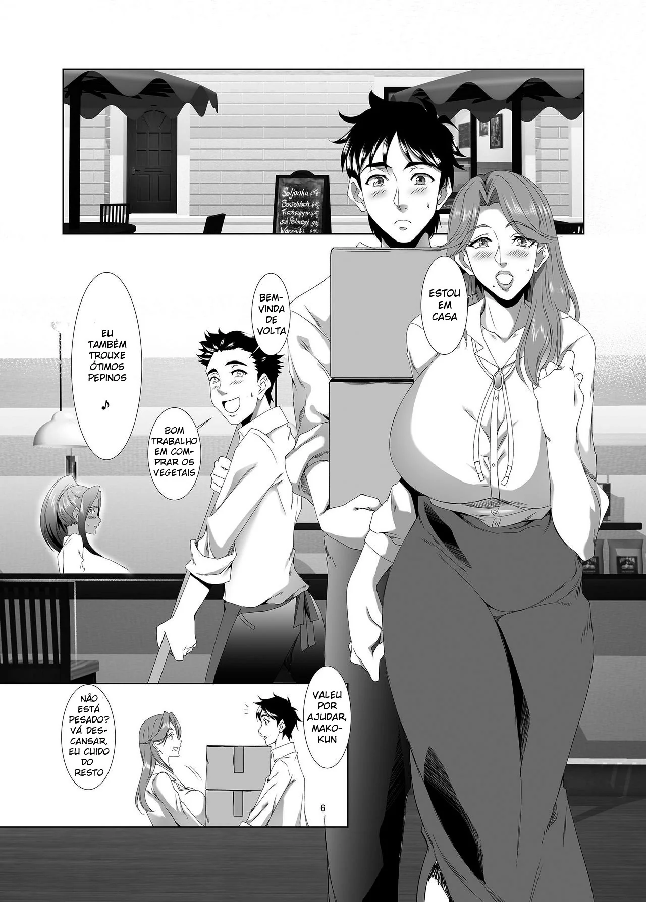 Fodendo a MILF Viúva e a Mãe do Amigo – Hentai HQ Brasileiro