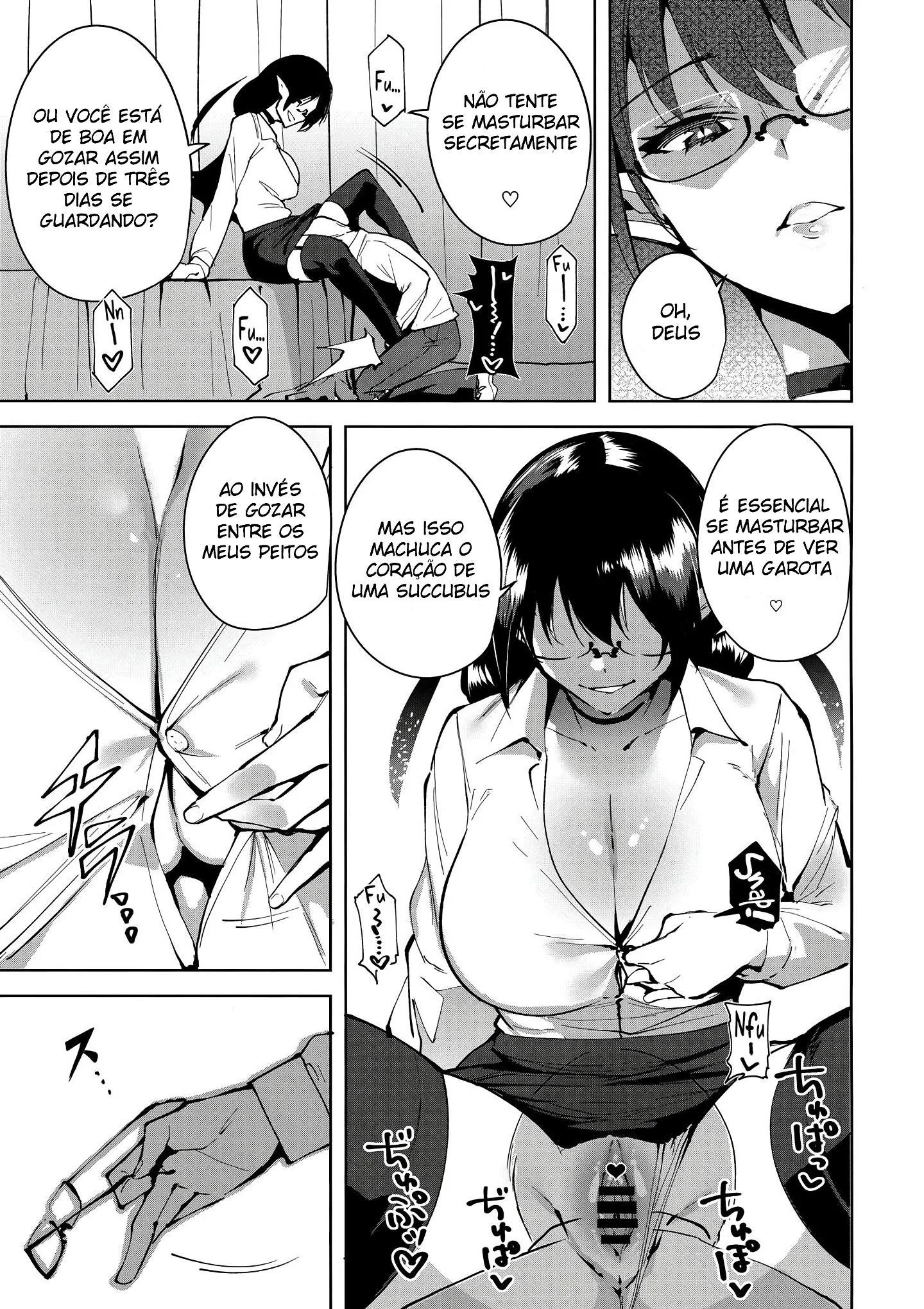 Succubus Sedenta: Satisfazendo a Piranha Sedutora em HQ Brasileiro de Hentai