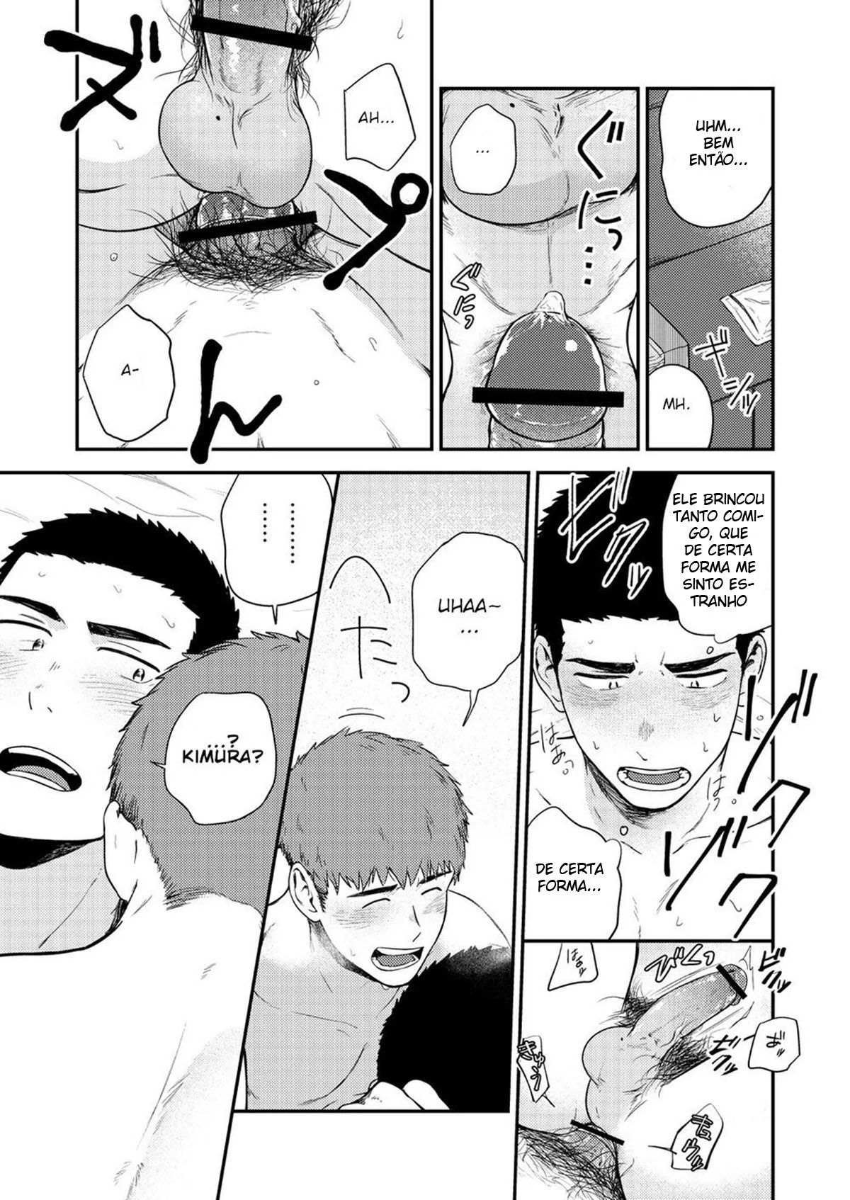 Amizade Colorida: Kimura e Nishi em Hentai Yaoi Em HQ Brasileiro