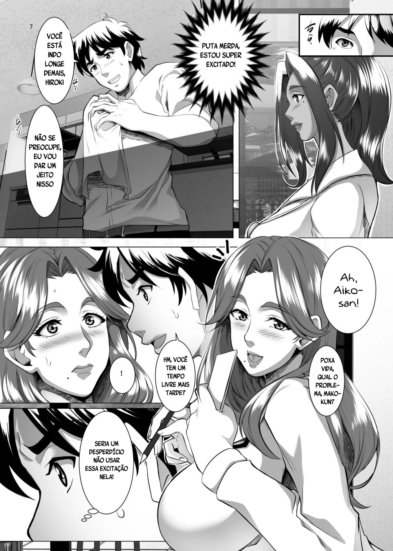 Seduzindo a Tia Piranha – Keita entra em ação! em hentai HQ Brasileiro