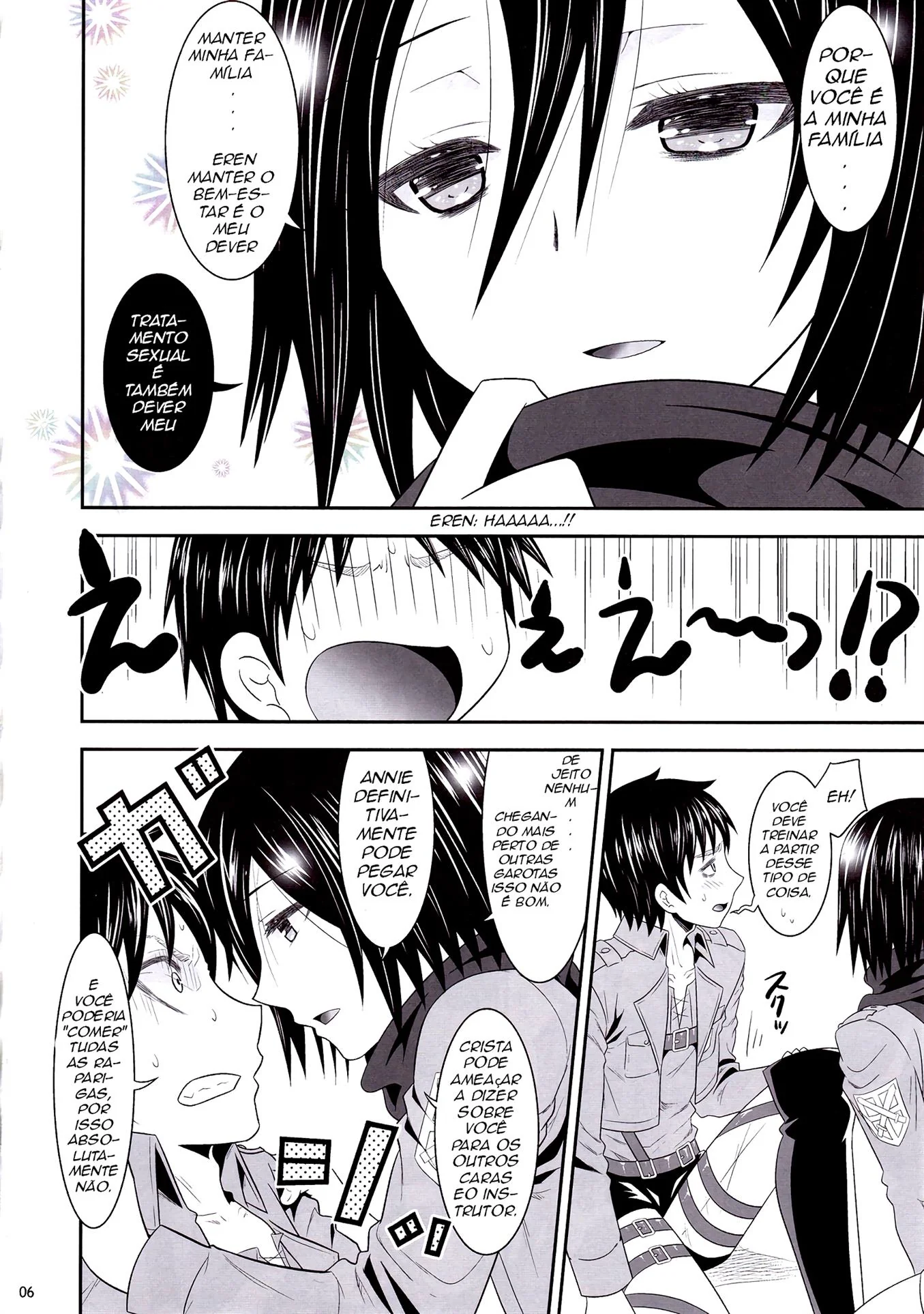 [REVISAR POST ⚠️✏️] Ciúmes da Mikasa