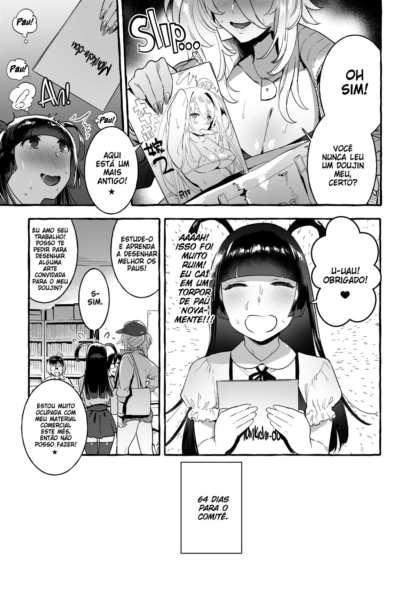 Ensaio Sensual – Putaria de Futanaris em Hentai HQ Brasileiro