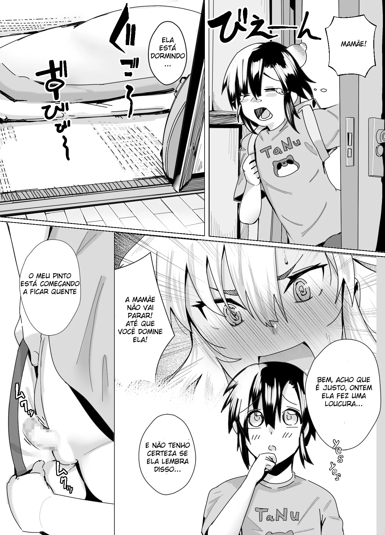 Mamãe ensina filho a ser menino grande – HQ de Hentai Brasileiro